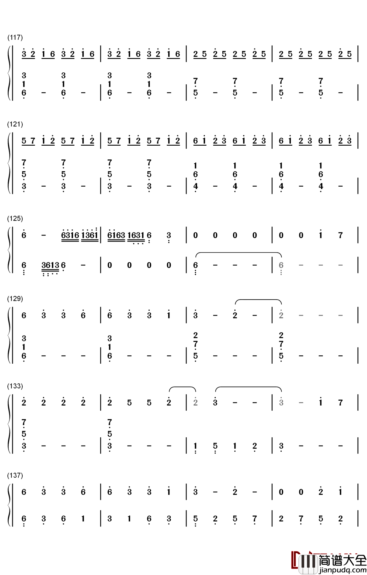 双世恋人简谱_贺敬轩_世人都知相爱自古难以成全，却愿意赌上一生的时间
