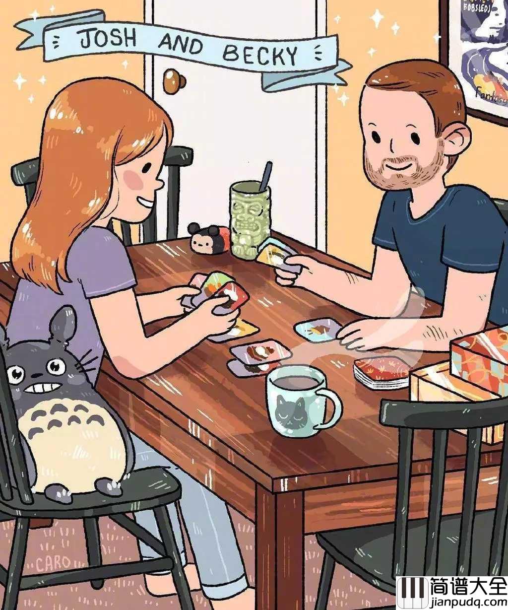 跟你在一起简谱_很美味_让你对爱情充满希望