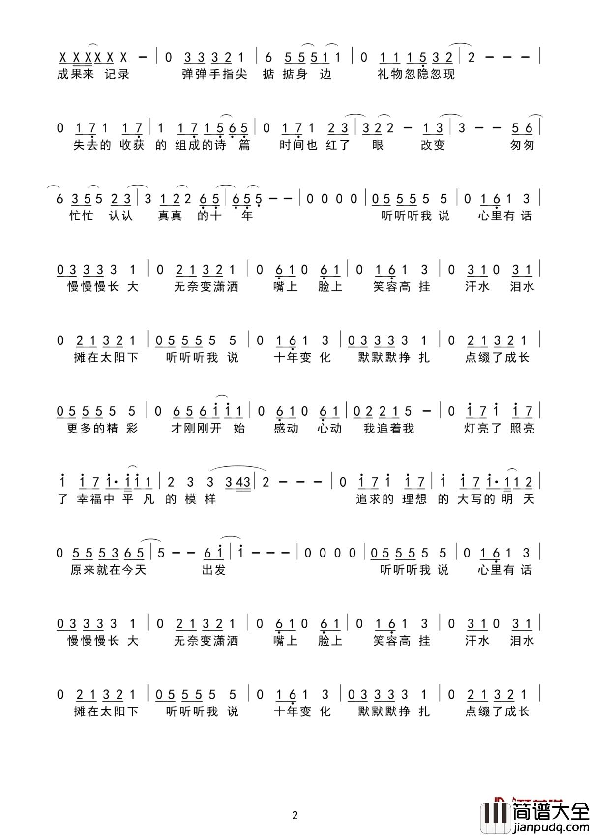 精彩才刚刚开始简谱_易烊千玺_少年用空灵的嗓音，唱出十年间成长的骄傲与遗憾