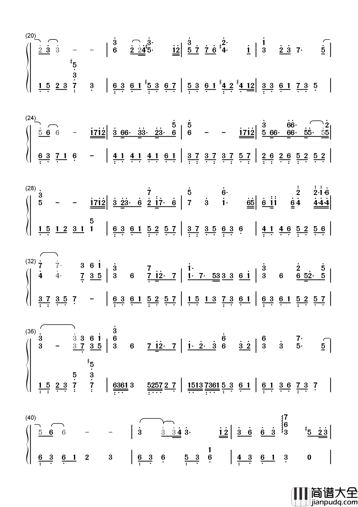 以沫简谱__奇然/小魂_广播剧_默读主题曲