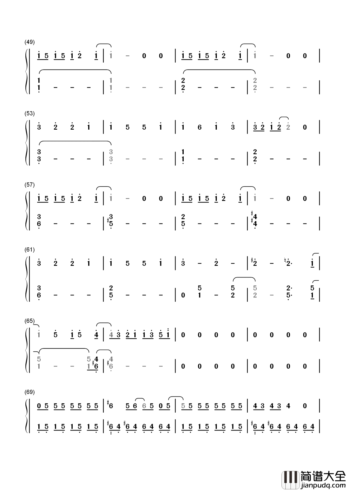 ミッション_健・康・第・イチ（任务健・康・第・一）简谱__工作细胞OP，我要工作