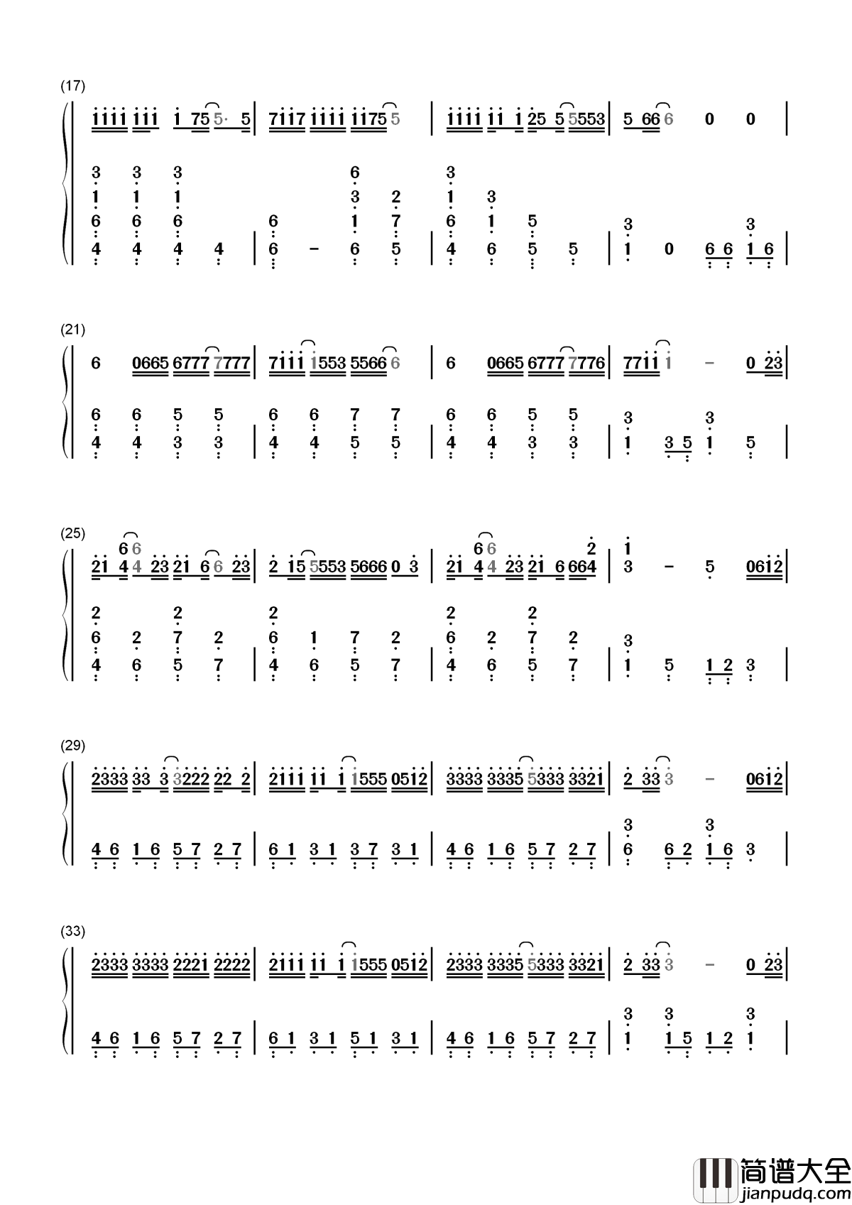 secret_base~君がくれたもの~简谱__未闻花名片尾曲，日本经典毕业歌曲