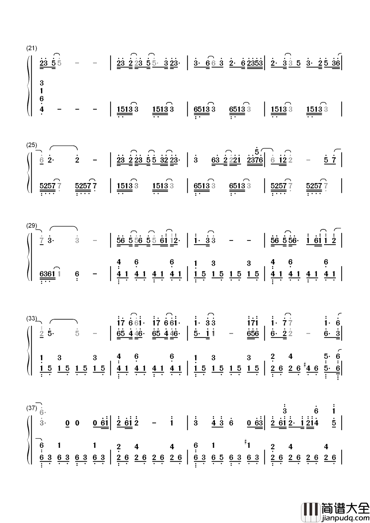 双影简谱_张惠妹/林忆莲_一半人间悔不当初，一半心底了无痕迹