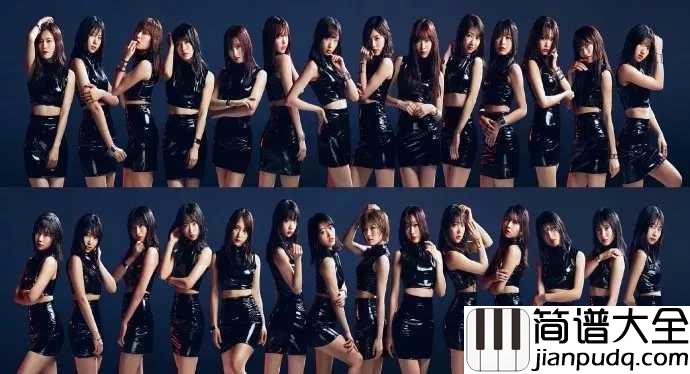 Teacher_Teacher简谱__AKB48__老师，爱这个学问就让我来教你吧