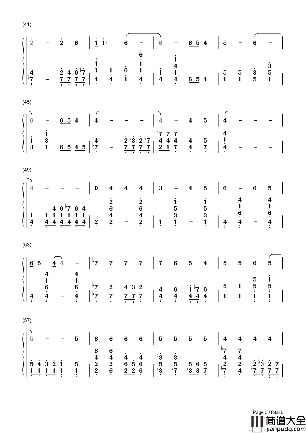 家乡的路简谱__野见祐二__侧耳倾听主题曲，我才不想变成你的包袱，我只想在背后支持你。