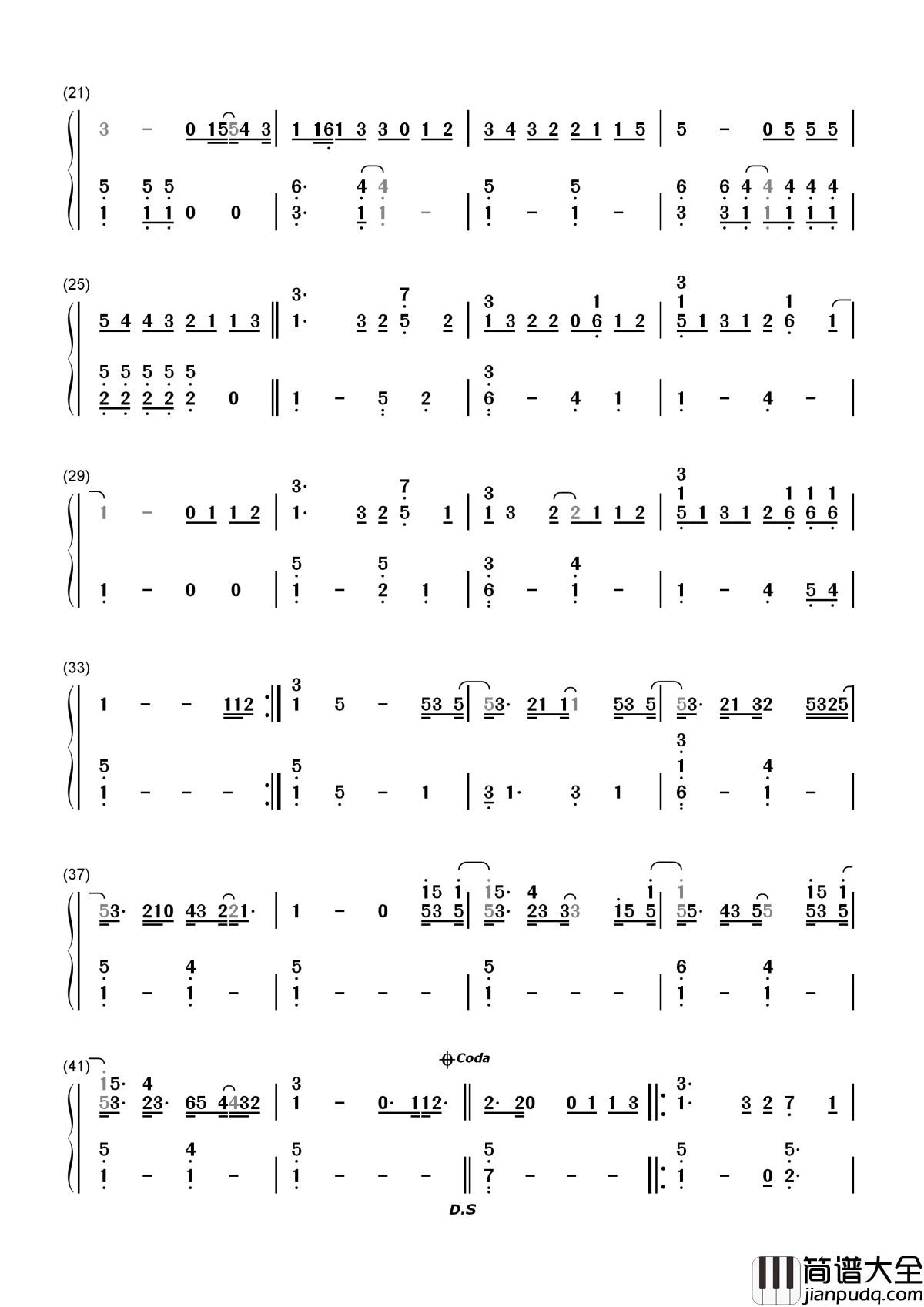 Love_Yourself简谱__Justin_Bieber__说分手也得好好爱自己