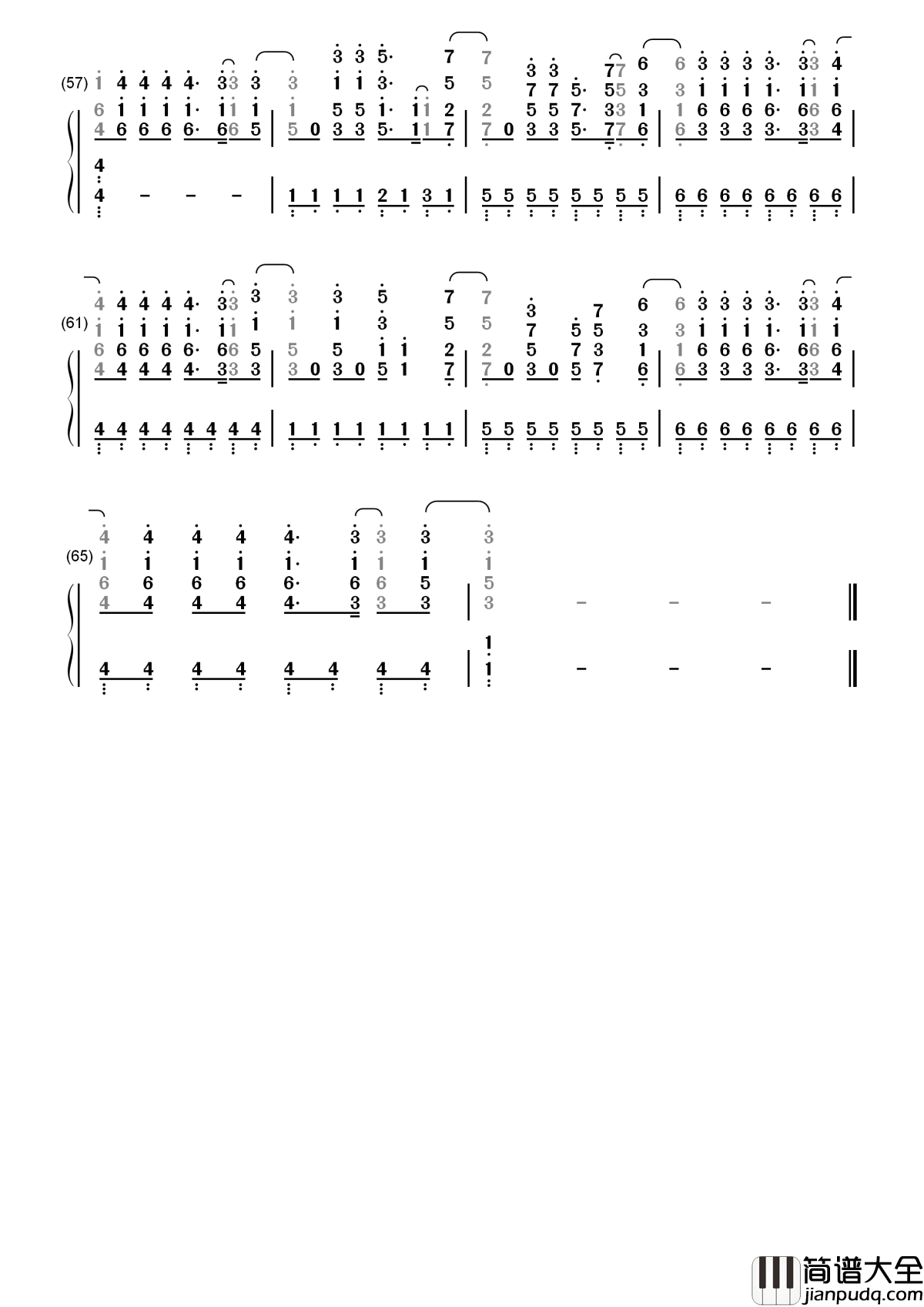 Demons简谱___Imagine_Dragons__九层妖塔主题曲，光明渐淡，所有的罪恶都蠢蠢欲动