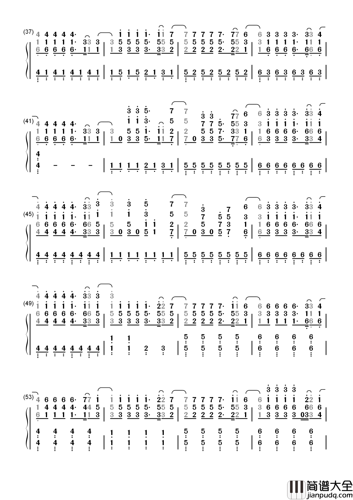 Demons简谱___Imagine_Dragons__九层妖塔主题曲，光明渐淡，所有的罪恶都蠢蠢欲动