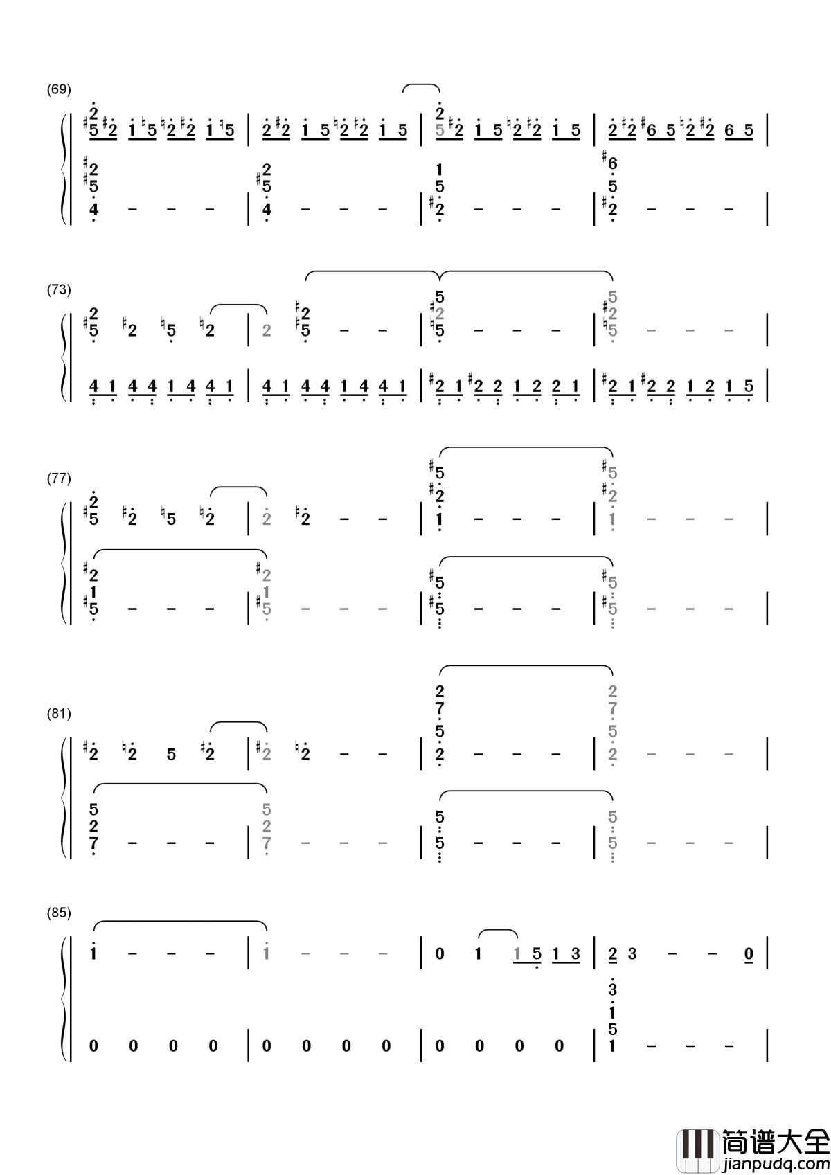 Do_You_Want_to_Build_a_Snowman简谱__Kristen_Bell__我想和你一起去堆雪人