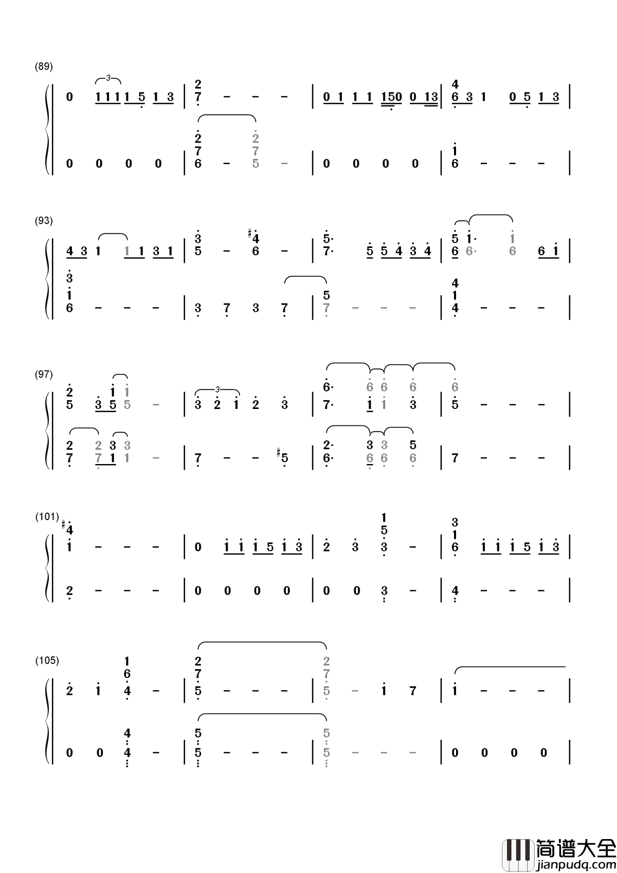 Do_You_Want_to_Build_a_Snowman简谱__Kristen_Bell__我想和你一起去堆雪人