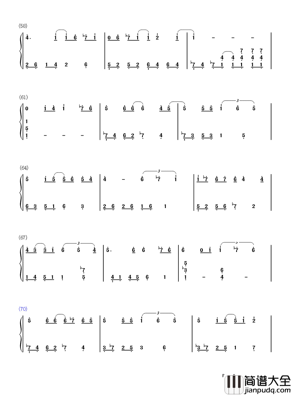 遗失的美好简谱_张韶涵_电视剧海豚湾恋人片尾曲