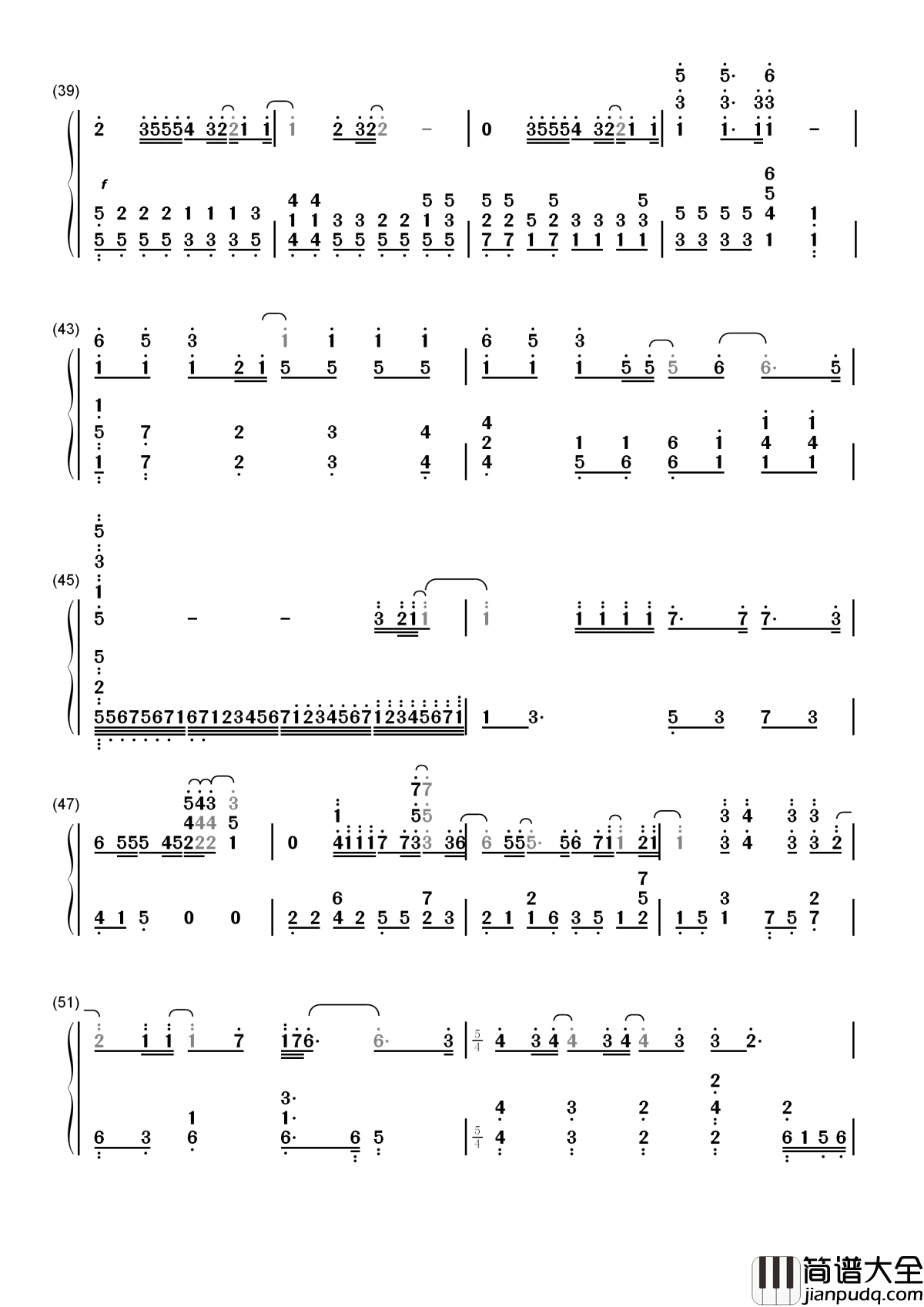 There_You'll_Be_(有你相依)简谱__Faith_Hill__珍珠港主题曲，一首爱情让位于战争的经典歌曲