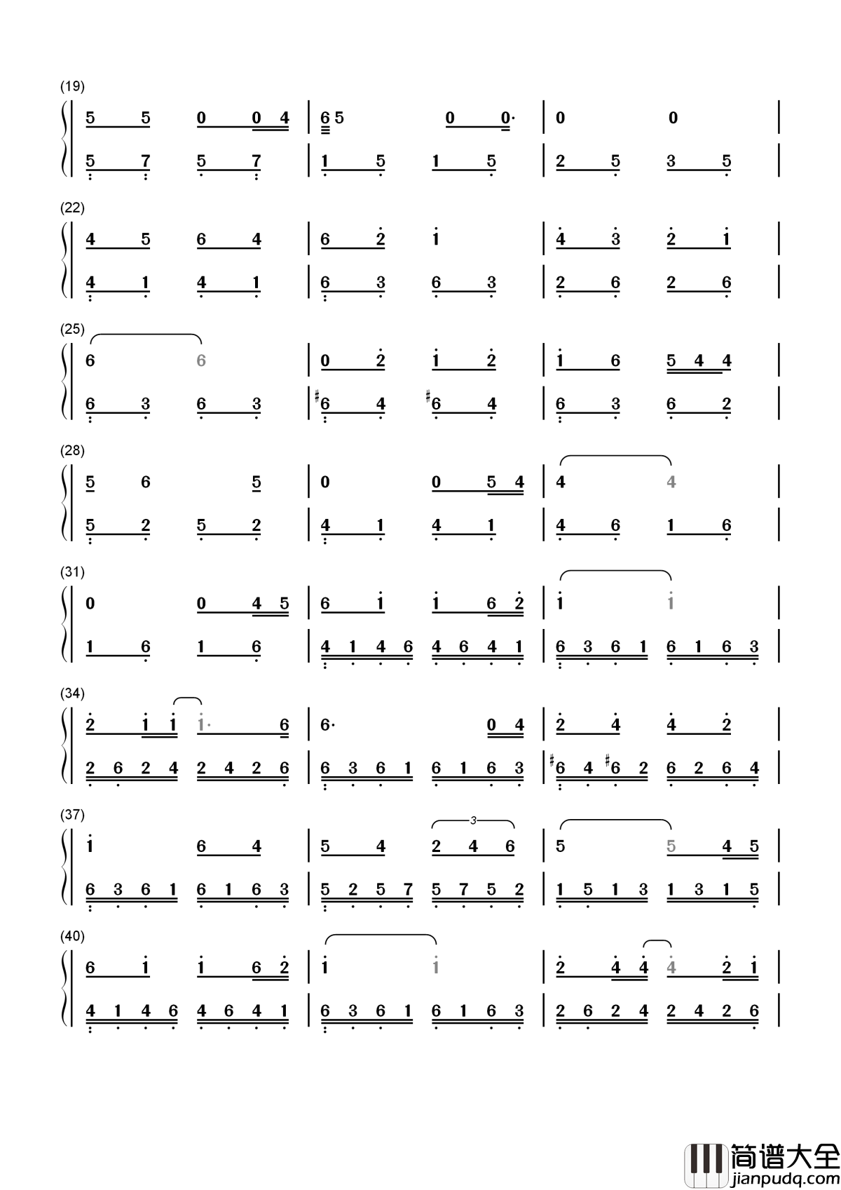 云中的angel简谱__张杰__我愿化作天使守护你，你就是我的angel