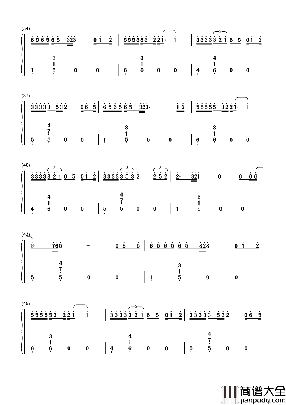 男人哭吧不是罪简谱__刘德华__尝尝阔别已久眼泪的滋味，原来你也会累。