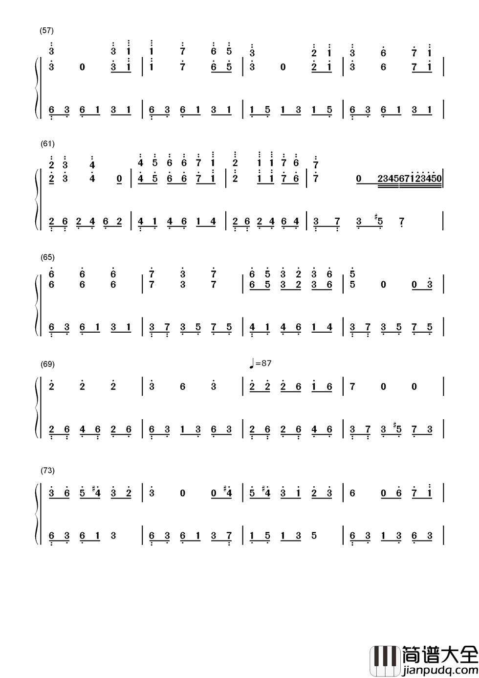 滚滚红尘简谱__陈淑桦__起初不经意的你,和少年不经事的我