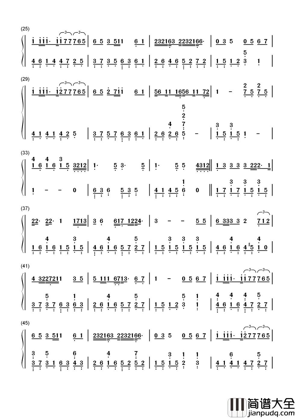 幸福不是情歌简谱__刘若英__幸福远不是一首情歌那么短暂，而是表现在每一个细节里