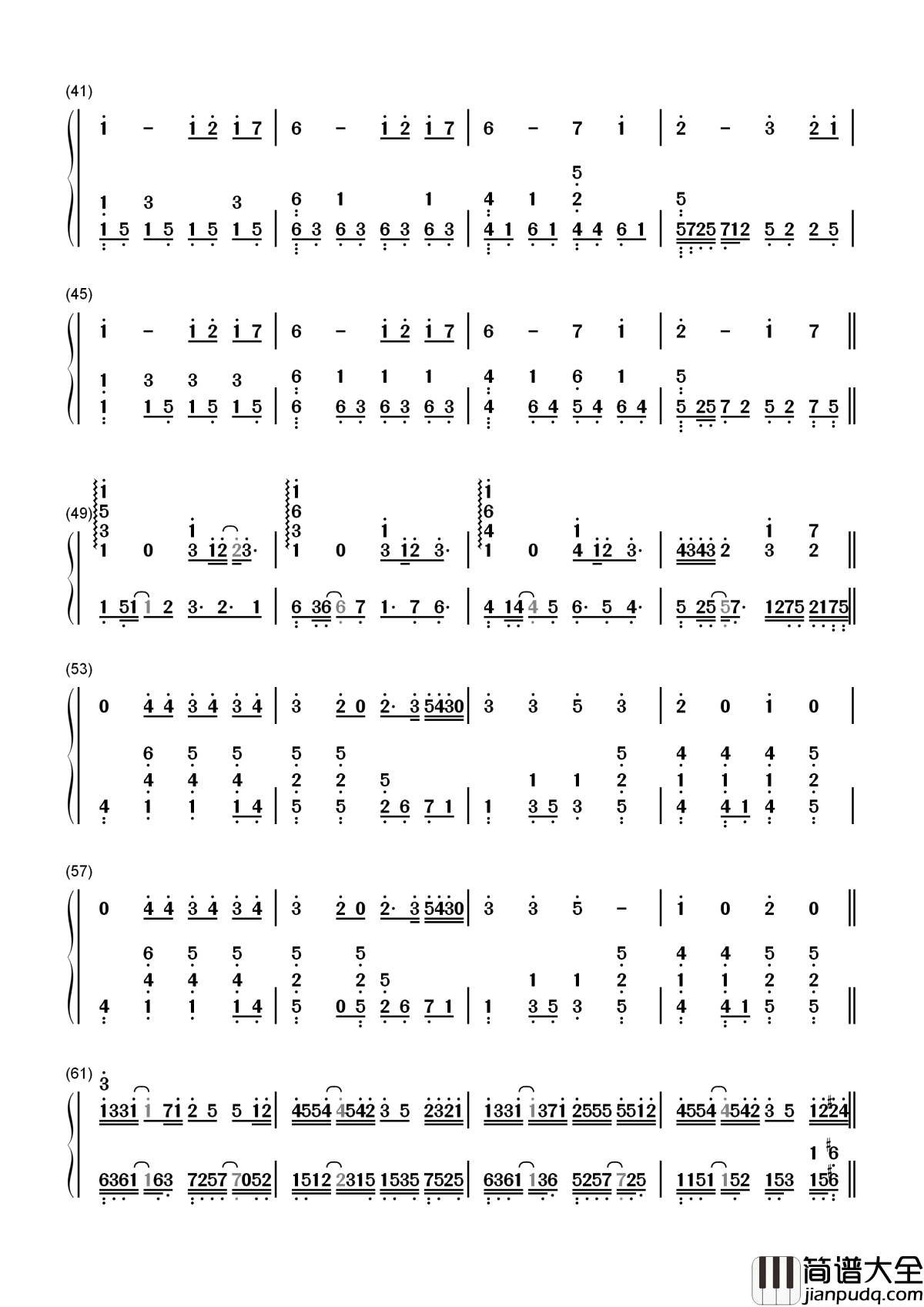 喜欢你简谱__G.E.M._邓紫棋__邓紫棋唱的好听，Beyond才能唱哭你