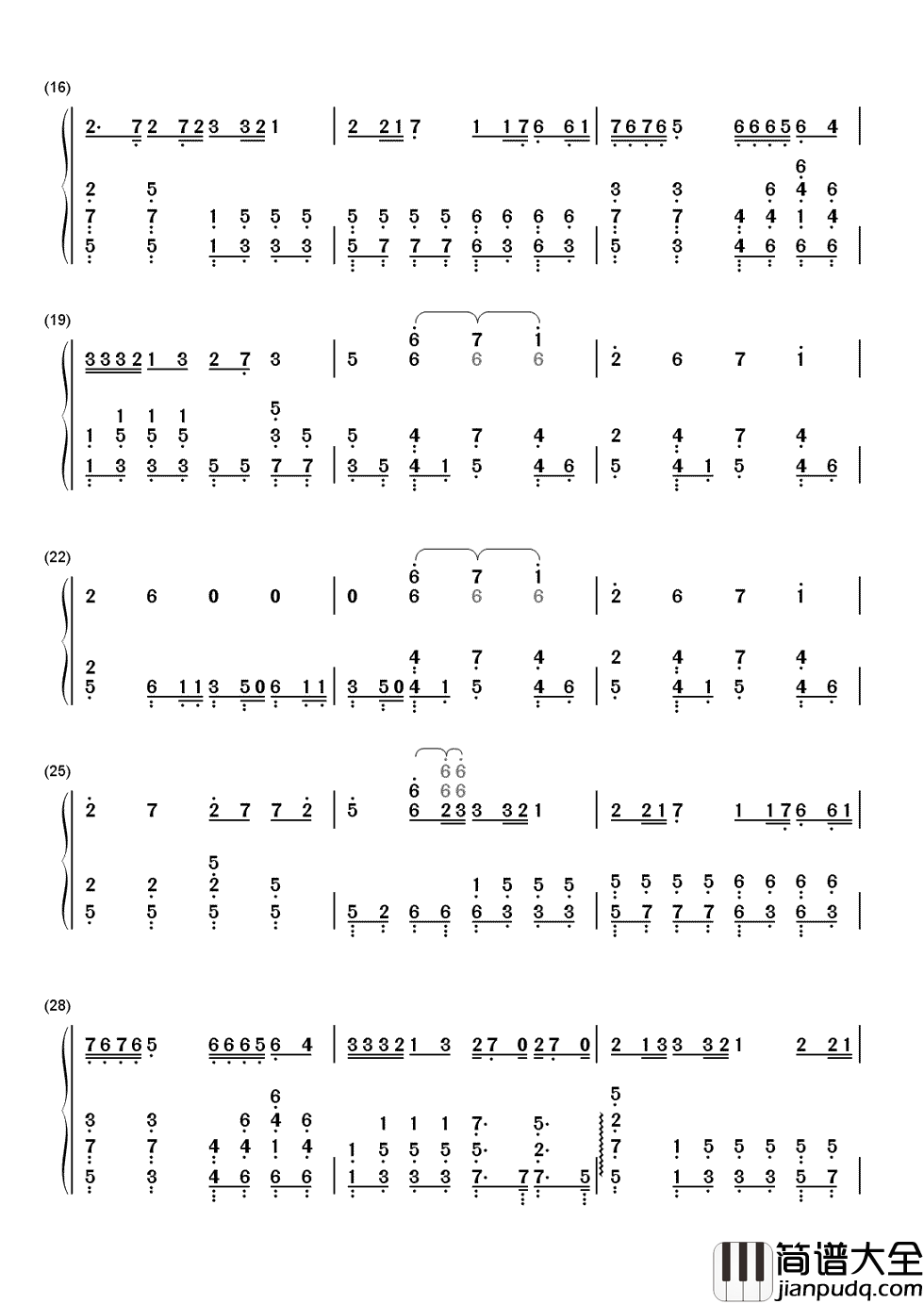 Trouble_is_a_friend简谱_Lenka_国语版的倍儿爽，天空飘来五个字，那都不事儿