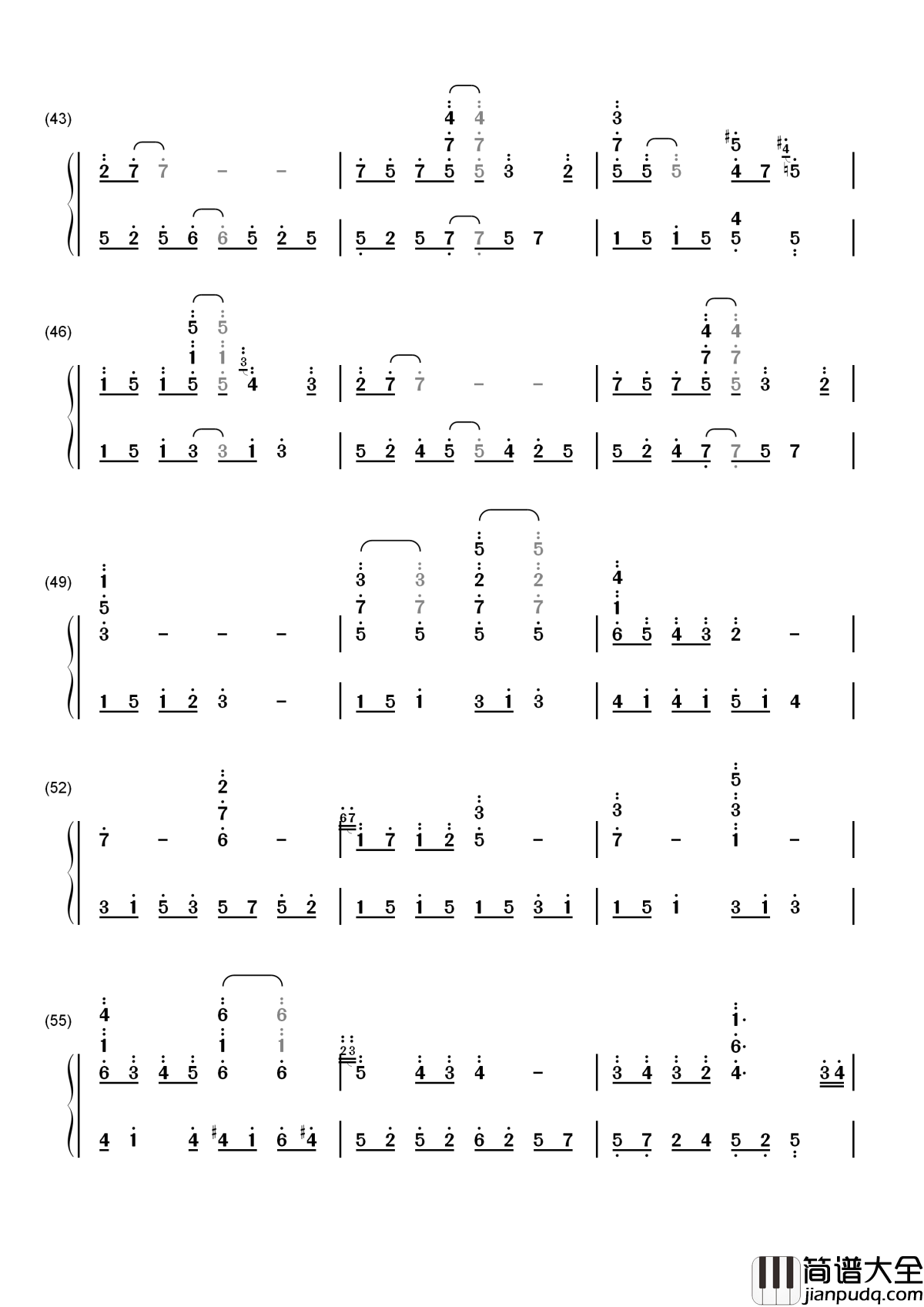 目标是神奇宝贝大师简谱__松本梨香__精灵宝可梦主题曲，还记得年少时的梦吗