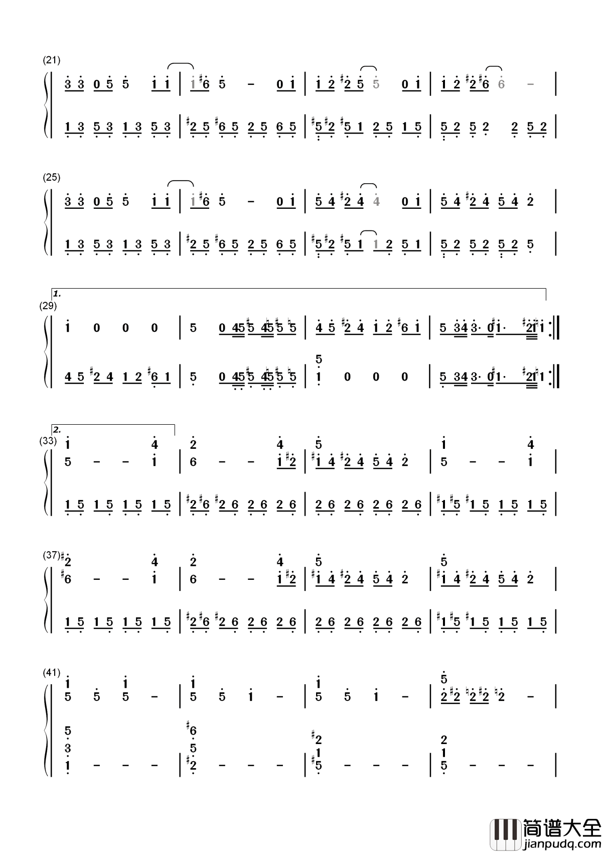 舞娘简谱__蔡依林__模糊了年岁时光的沙漏被我踩碎，故事刻画在旋转的指尖