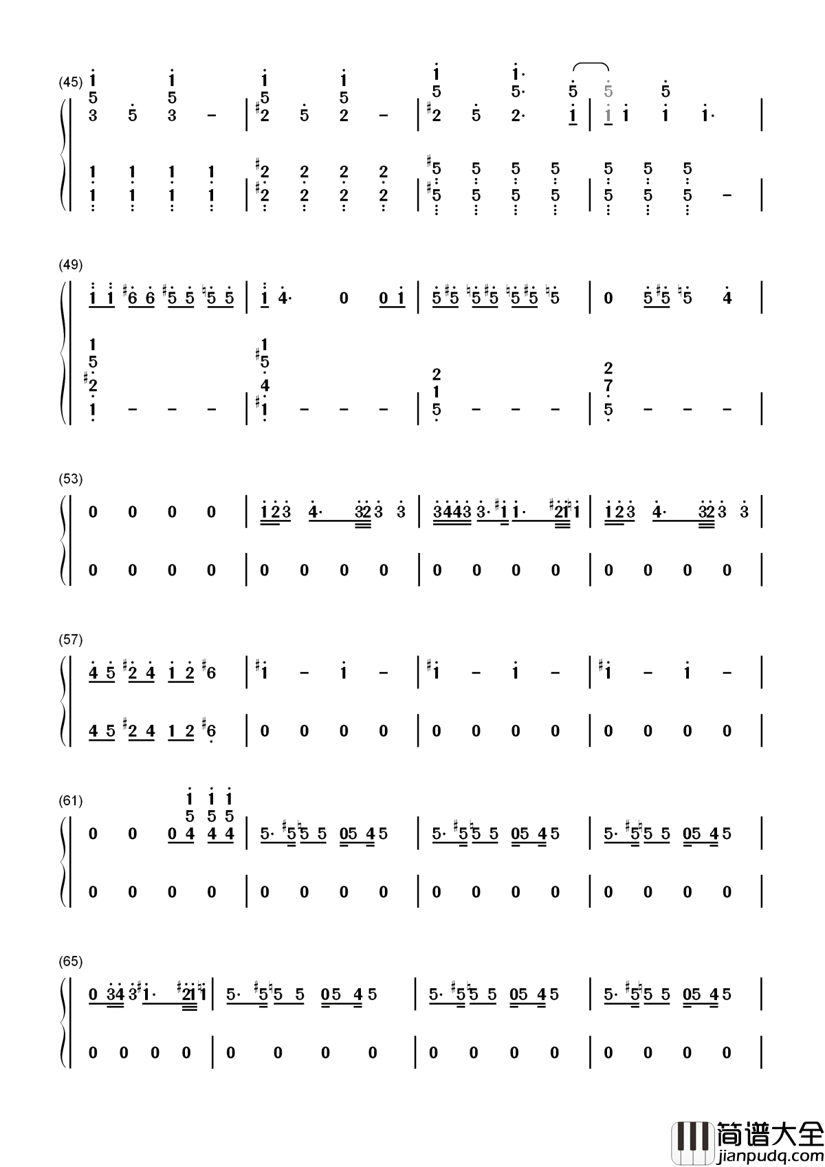 舞娘简谱__蔡依林__模糊了年岁时光的沙漏被我踩碎，故事刻画在旋转的指尖