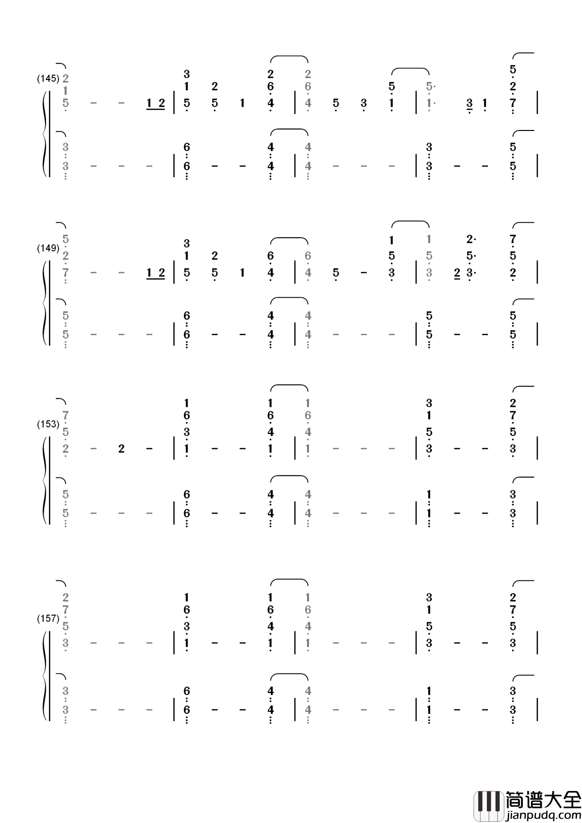 Everglow简谱__Coldplay__为何美好总是难留为何时光不能慢一些走
