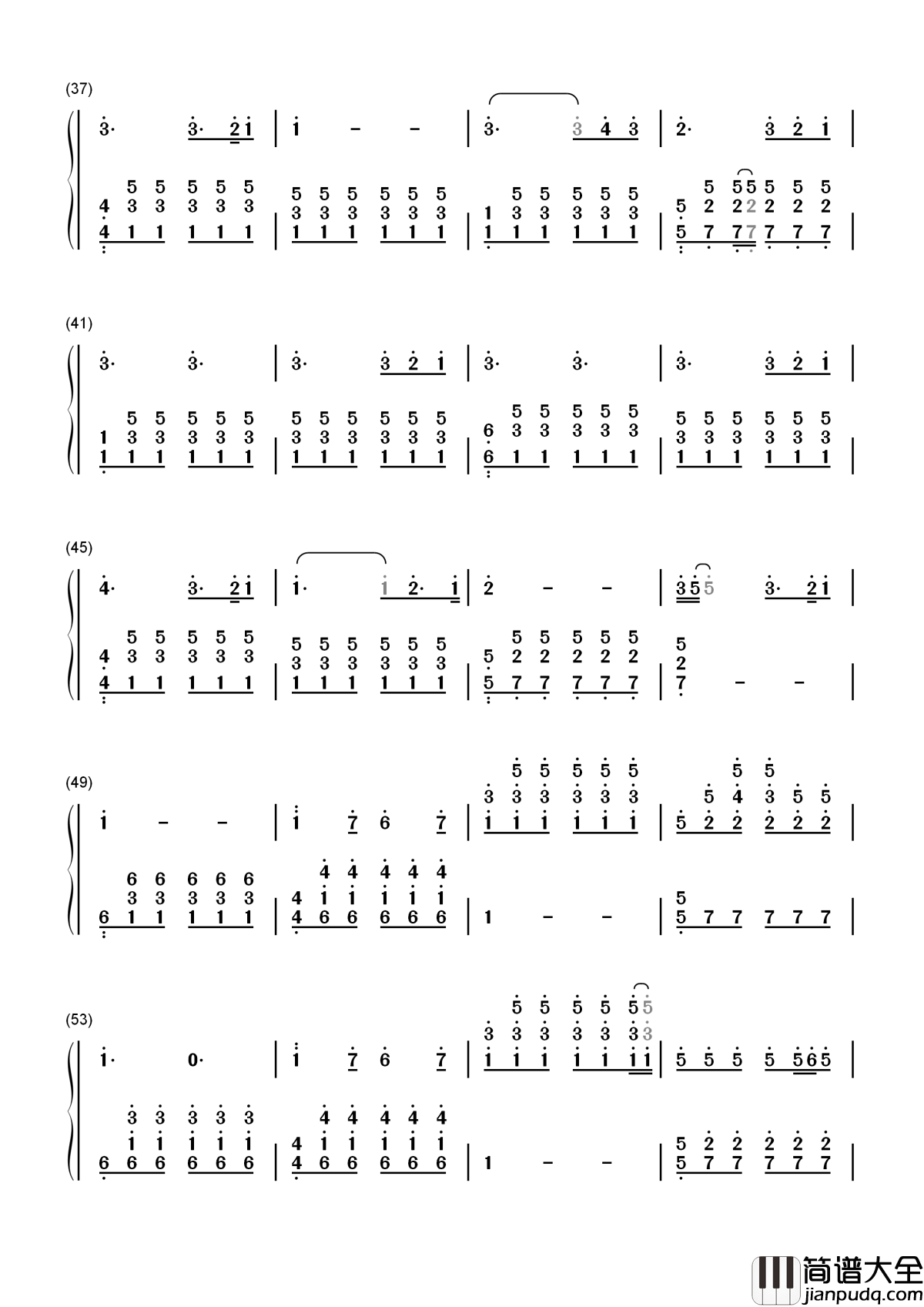 Perfect简谱__Ed_Sheeran__致纯真爱情，愿你被世界温柔相待
