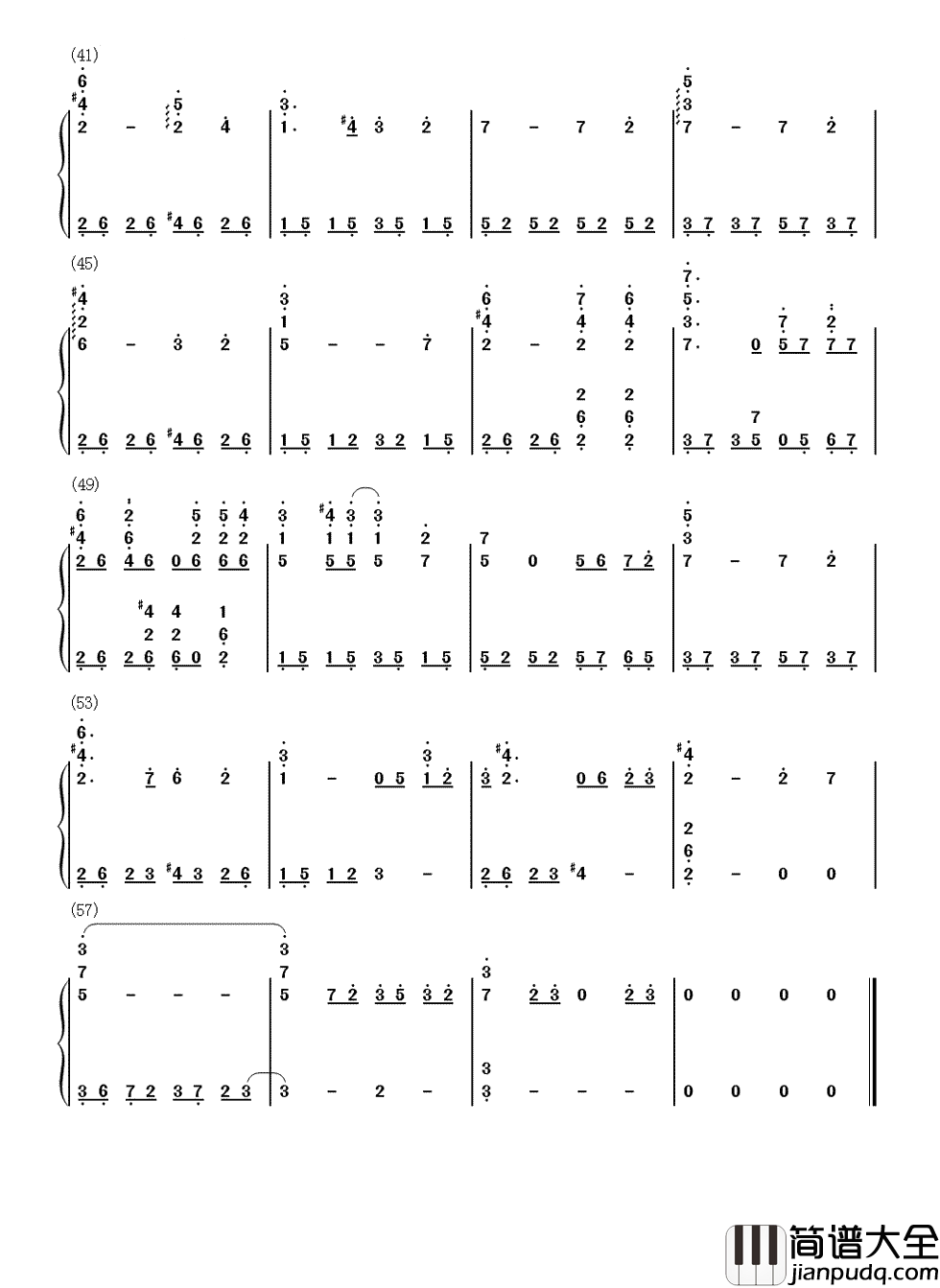 千年缘简谱_心然_叹红尘，落朱颜，天上人间