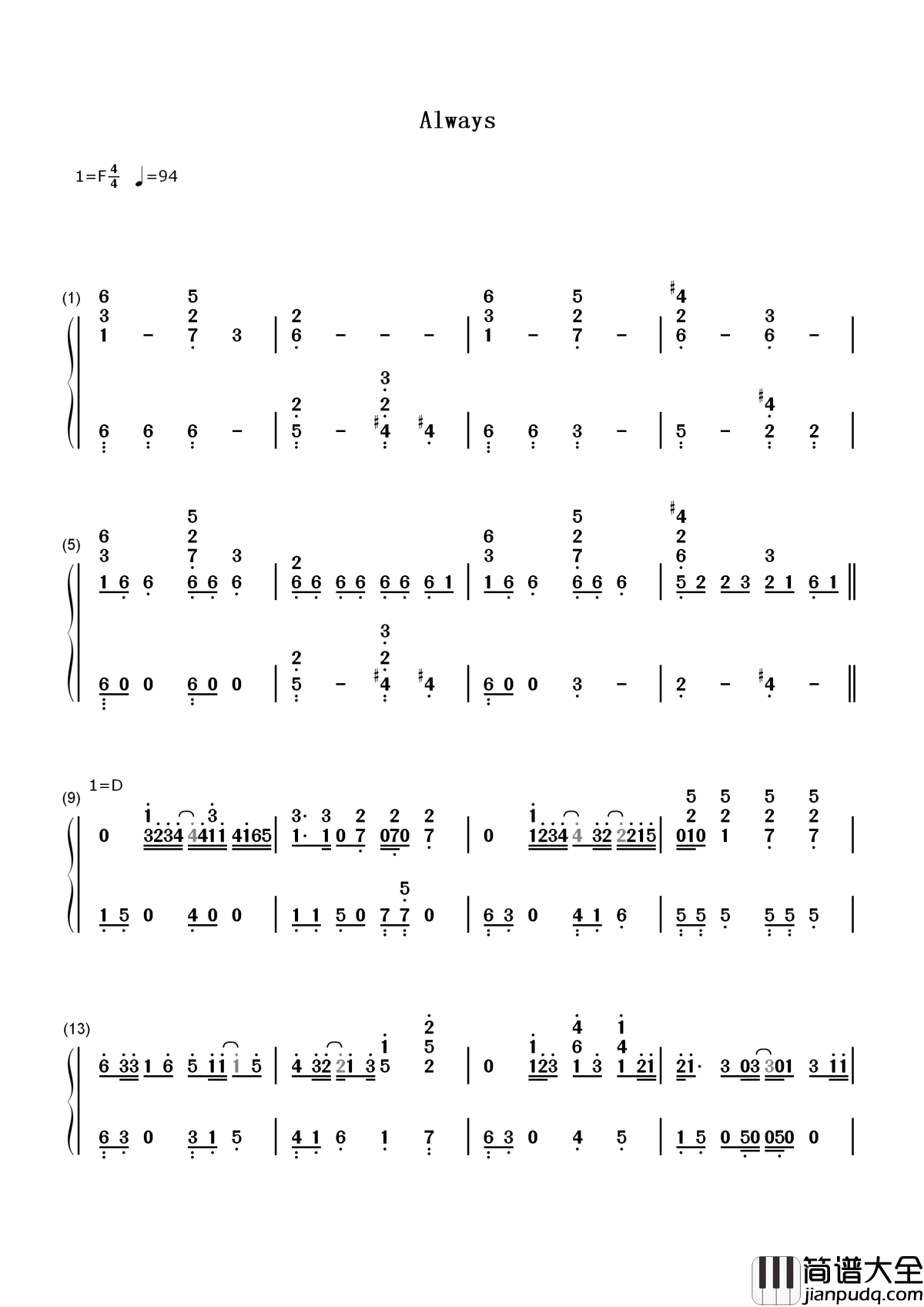 Always简谱__倉木麻衣__名侦探柯南主题曲，用全部少女心来唱歌的平成歌姬