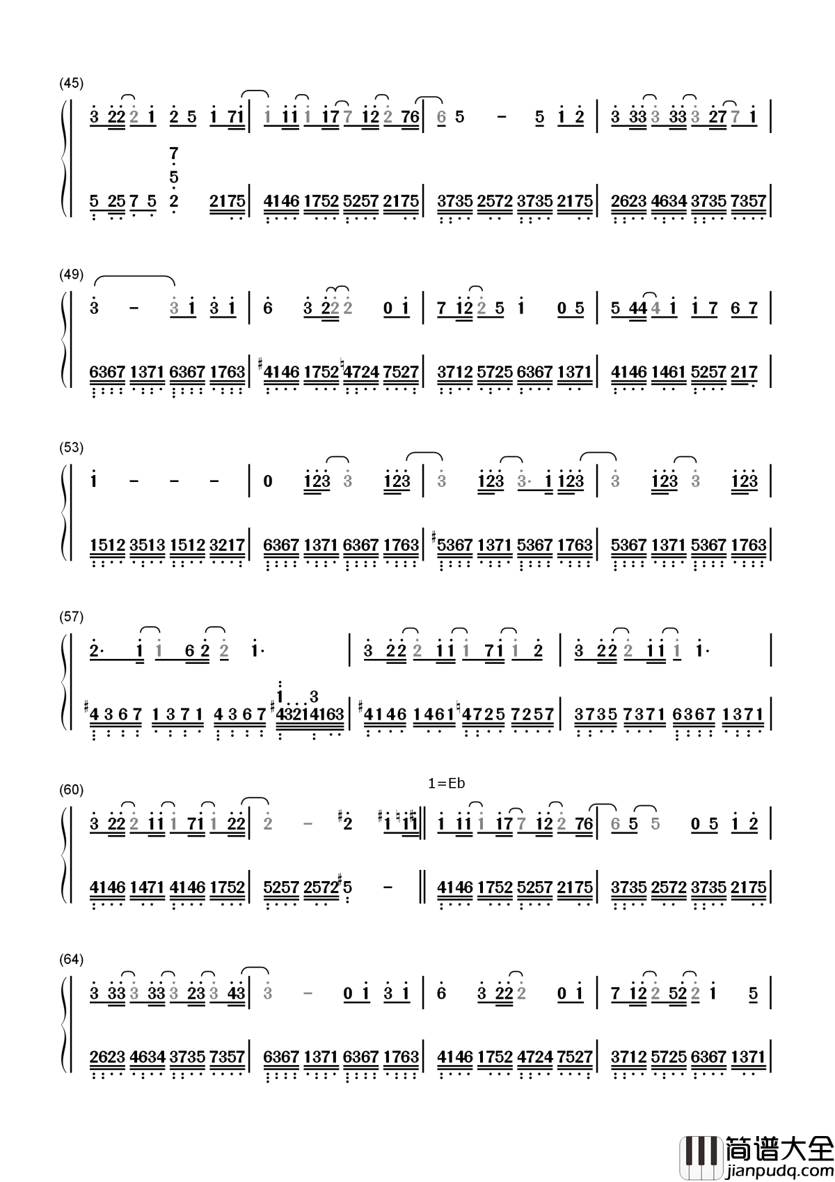 说了再见简谱__周杰伦__爱上你，是一件幸事，即使说了再见未能虎口脱险