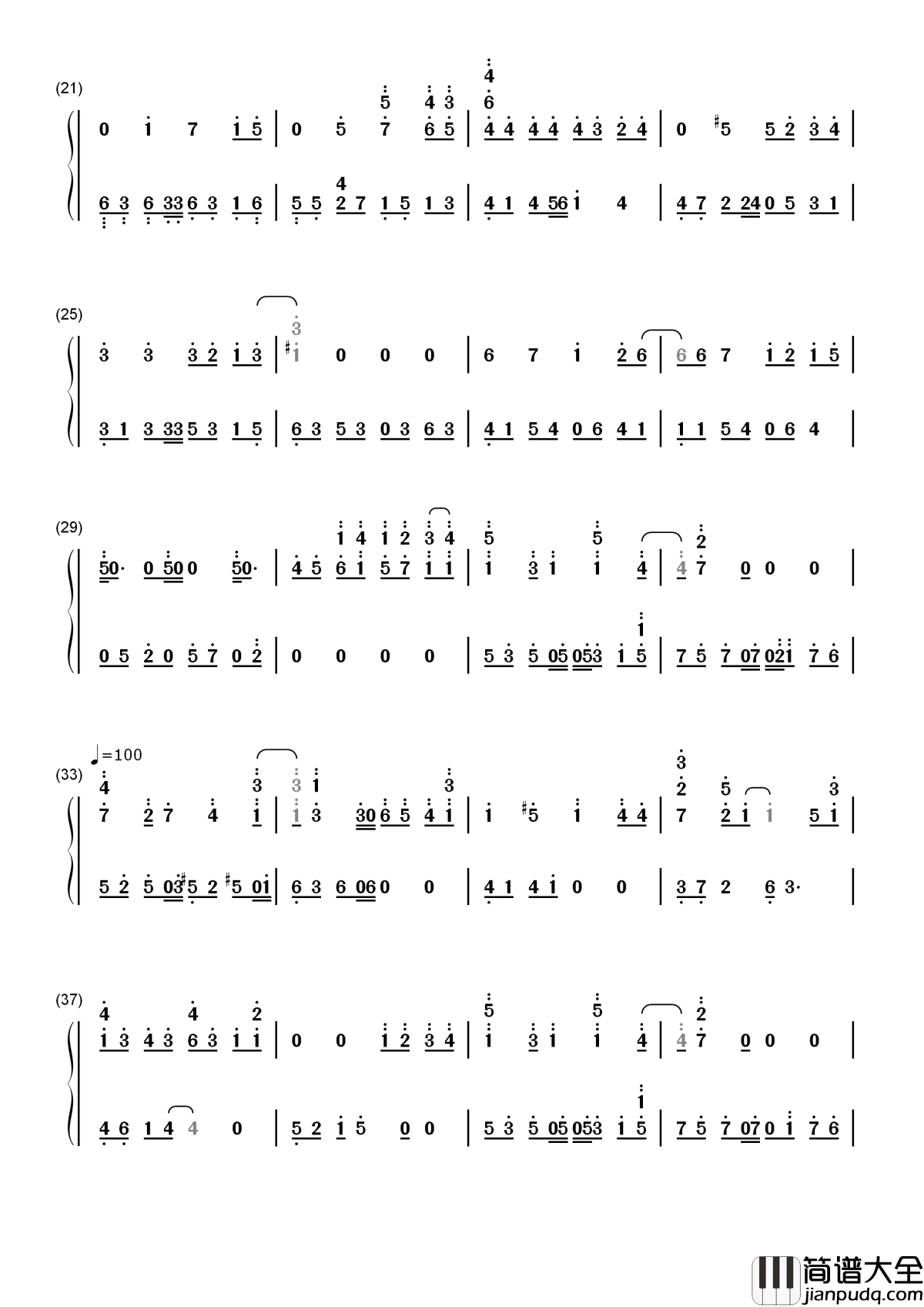 My_Neighbor_Totoro_Theme（龙猫主题曲）简谱_久石譲____孩子眼里的东西，长大了再也看不到