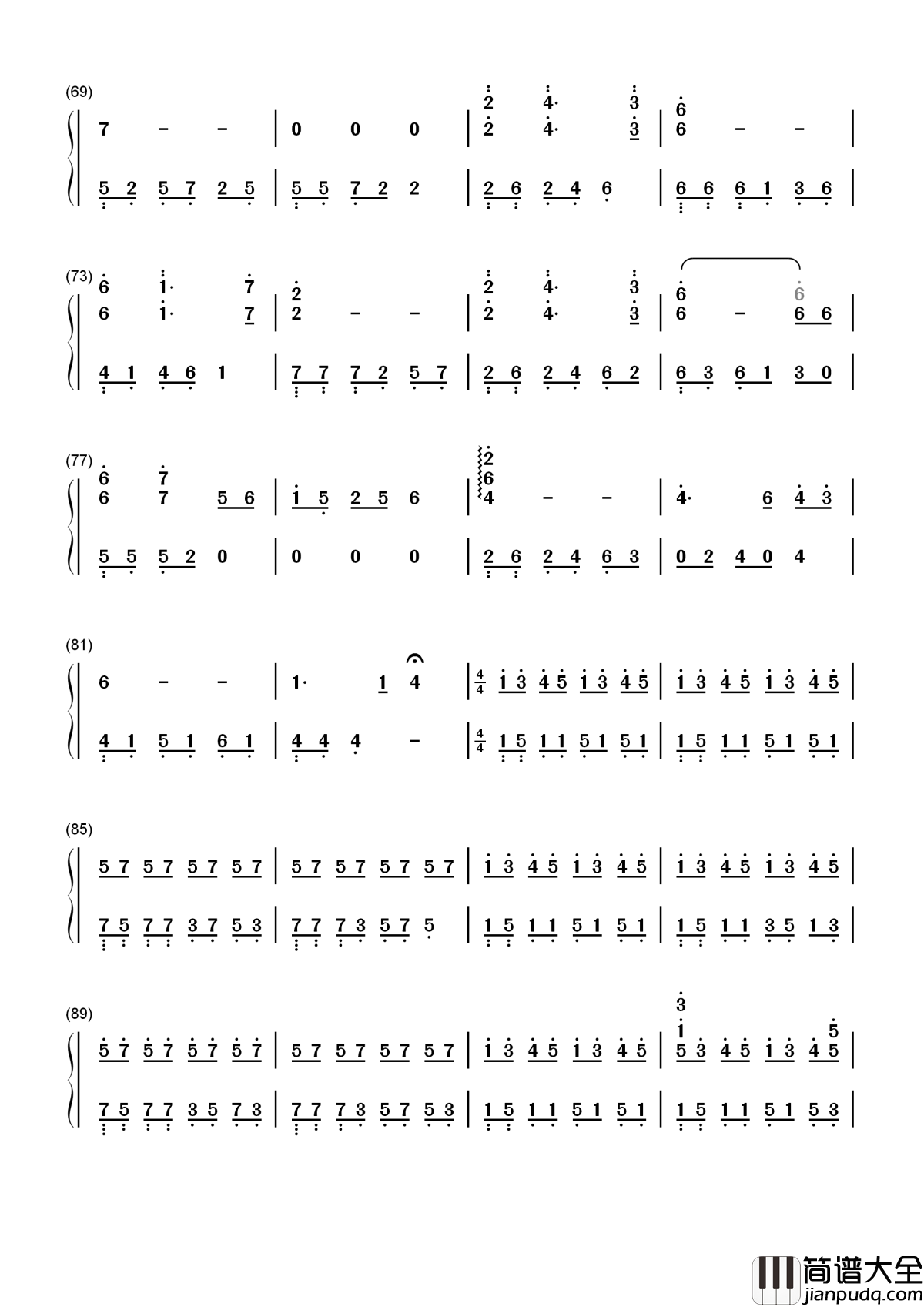 We_Had_Today简谱__Rachel_Portman__明天发生什么无所谓，最主要的是，我们今天正相爱就好了。