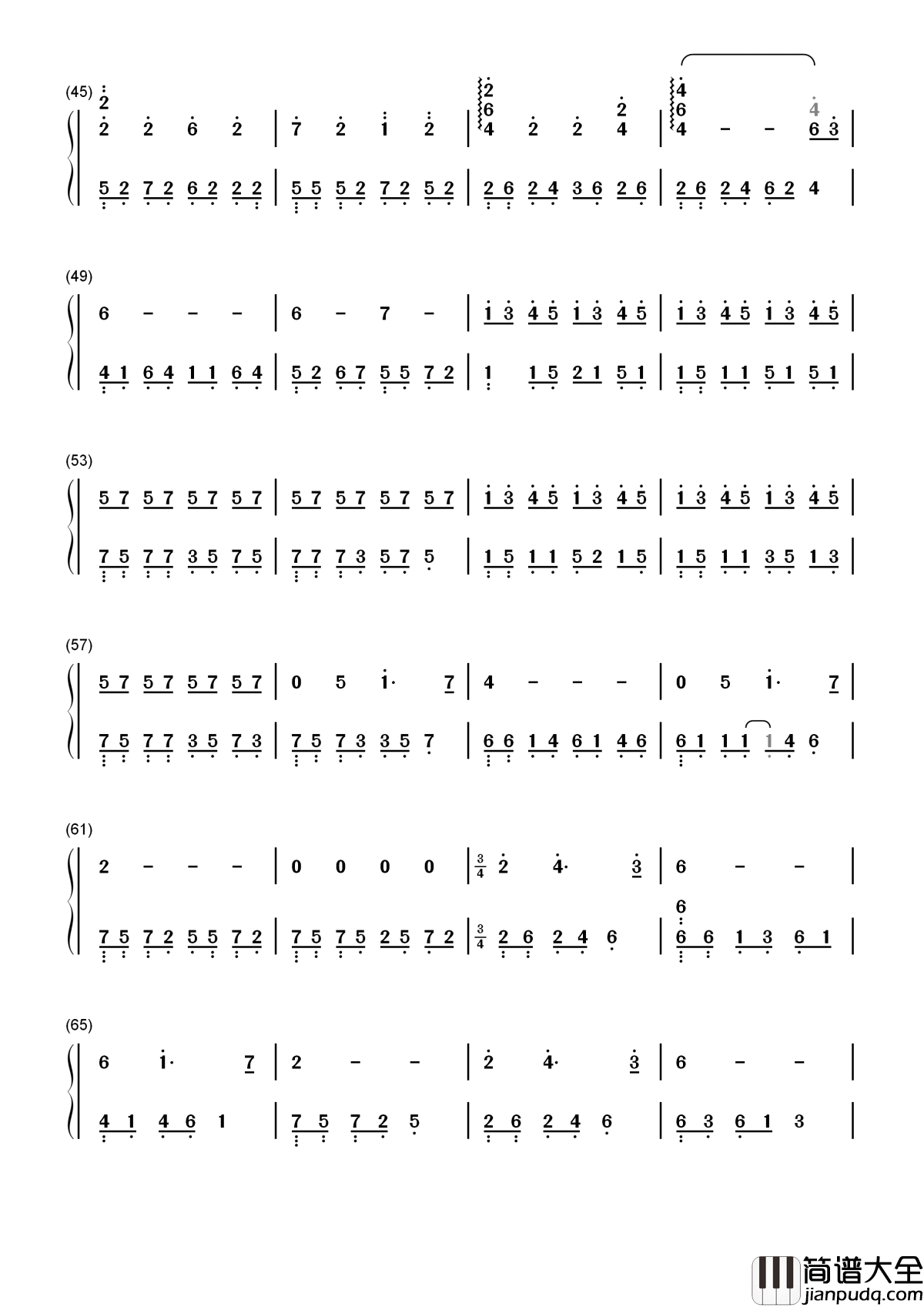 We_Had_Today简谱__Rachel_Portman__明天发生什么无所谓，最主要的是，我们今天正相爱就好了。