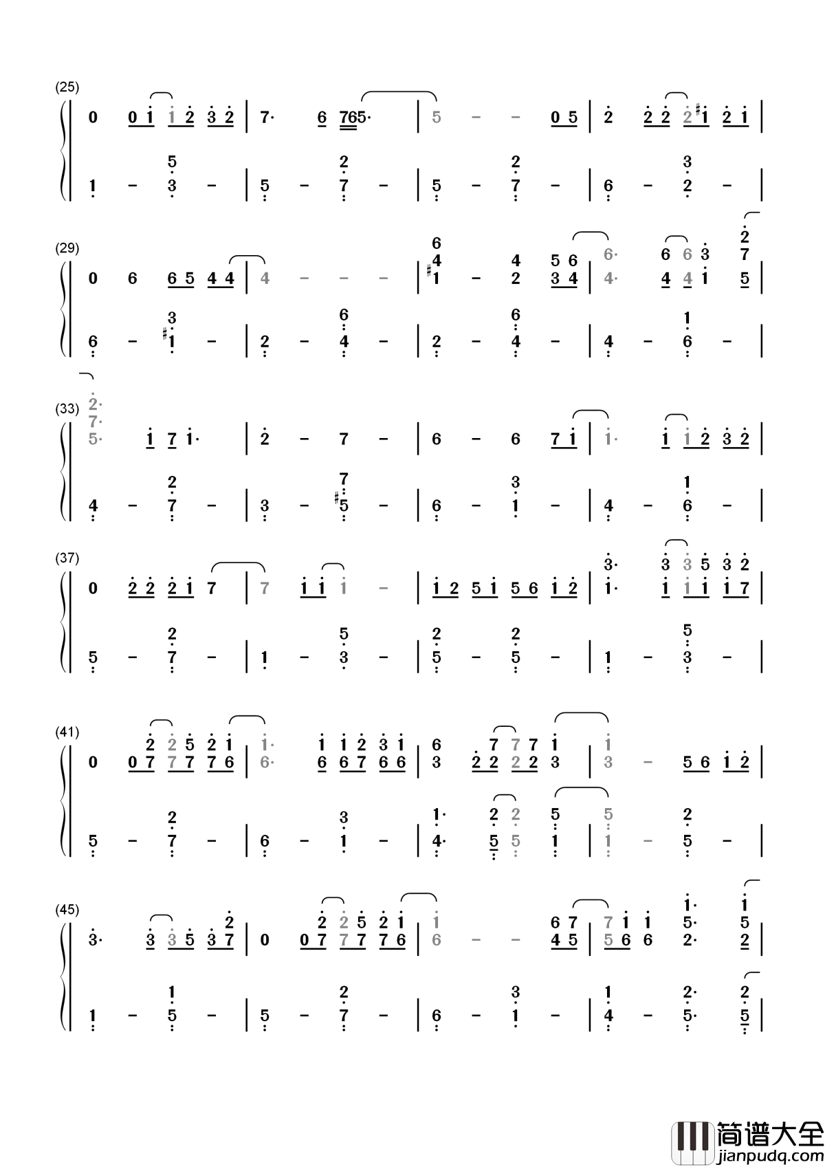 很爱很爱你简谱_刘若英_很爱很爱你所以愿意，不牵绊你飞向幸福的地方去