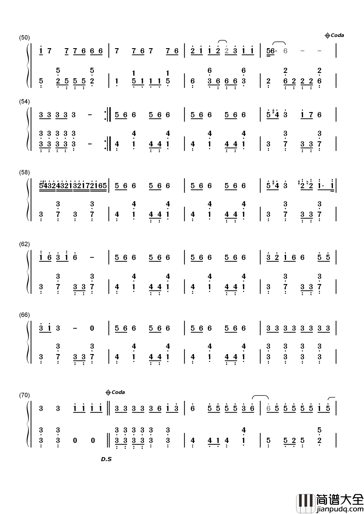 李白简谱__李荣浩__即使不重来，我们也要做李白