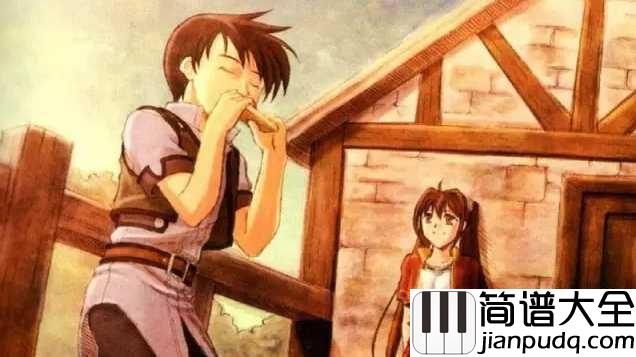 星之所在简谱__う～み__英雄传说6:空之轨迹的主题曲，美妙经典的游戏配乐