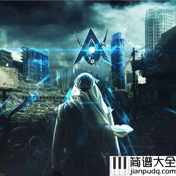 Darkside简谱_Alan_Walker新单_好听到炸裂的电音