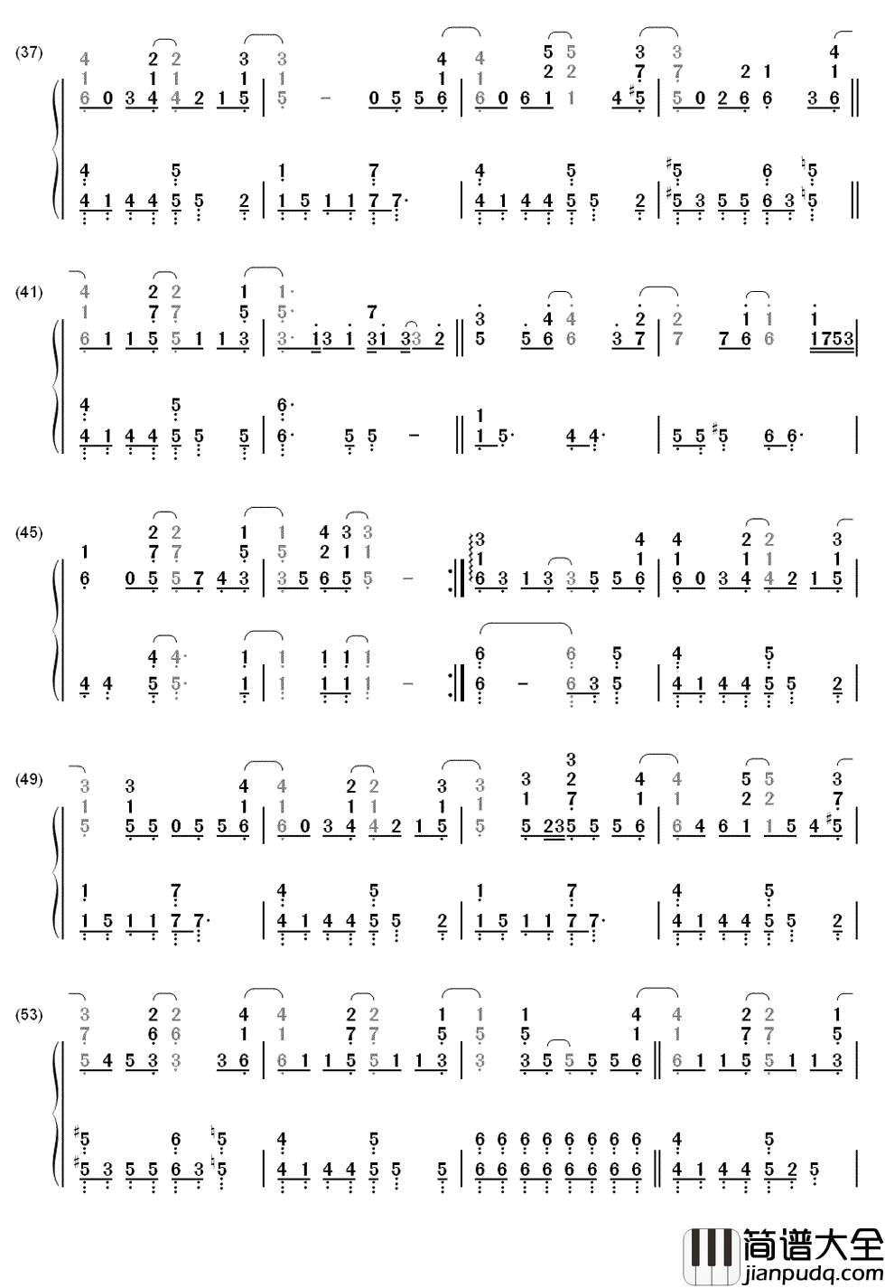 Touch_Love简谱__윤미래_(尹美莱)__就算无法相触，就算无法相拥
