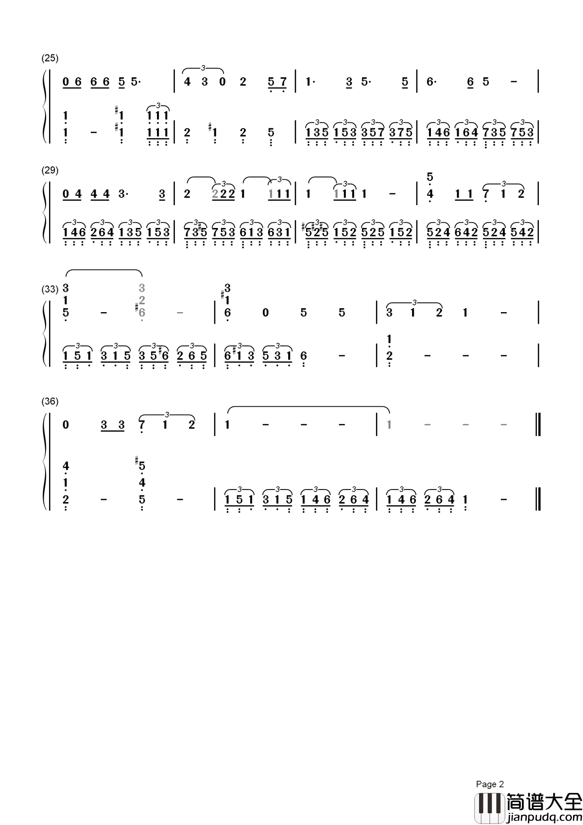 What_a_Wonderful_World简谱__Louis_Armstrong__爵士音乐之王的美好世界，流行音乐的圣歌