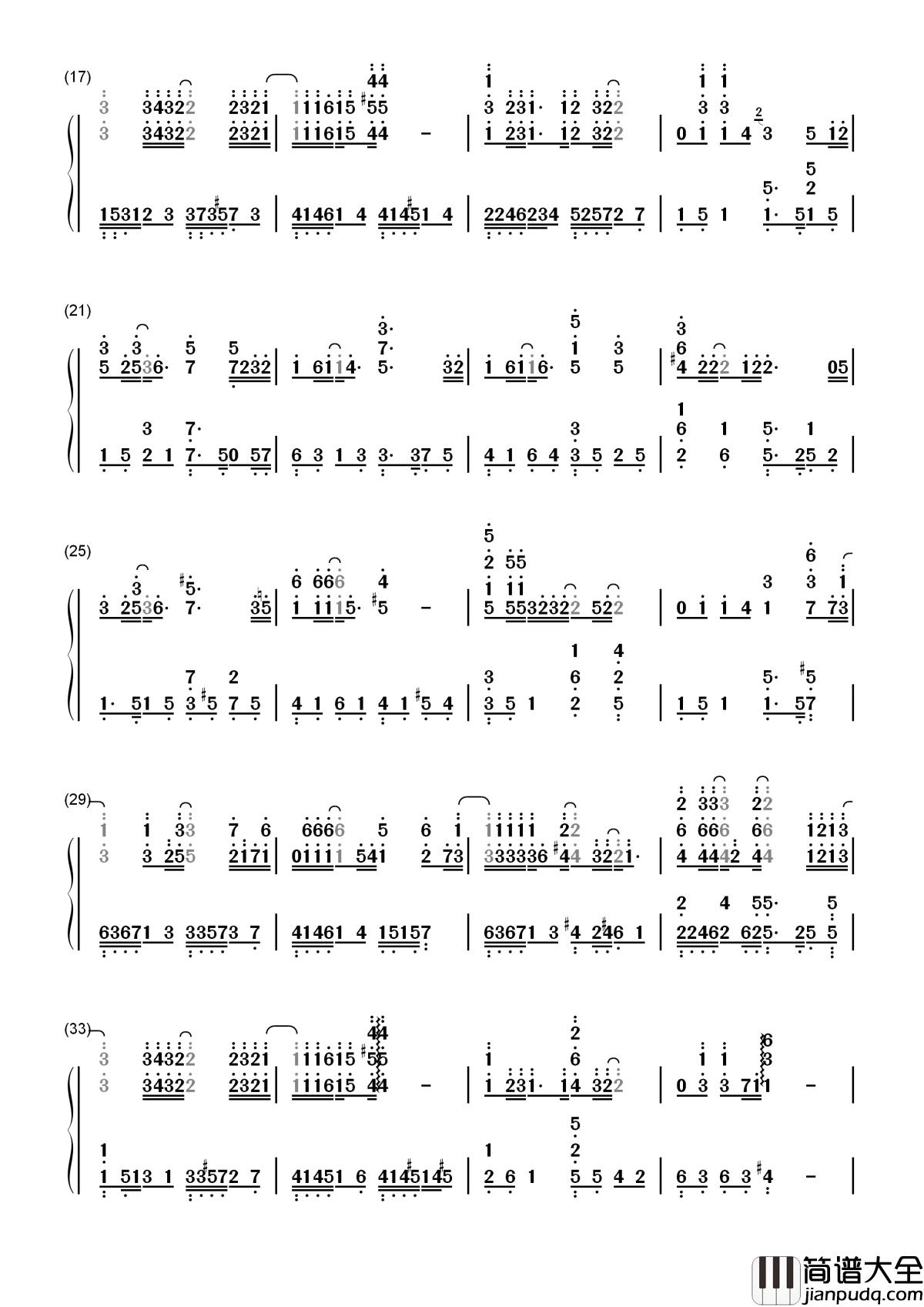 This_Love（这份爱）简谱___다비치__太阳的后裔插曲，因为这份爱，我就可以活下去