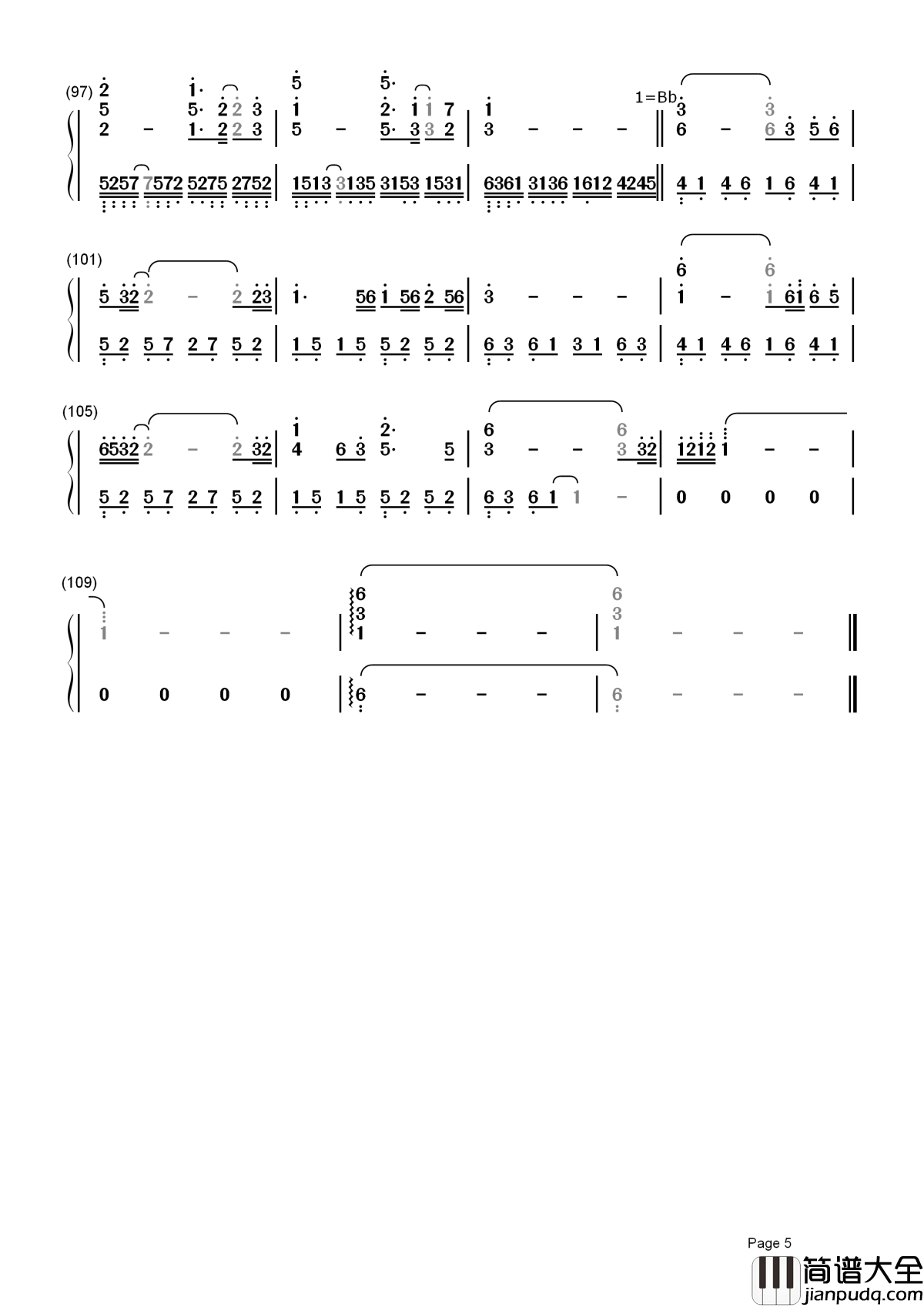 白石溪简谱__乐正绫_洛天依_九霄一曲人间白首，隔世相问忆否忆否