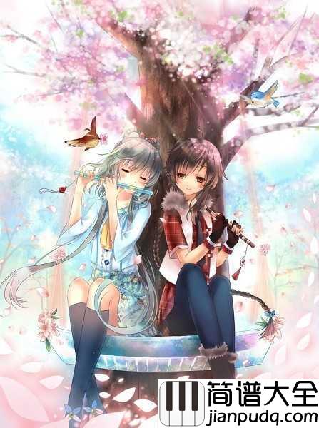 白石溪简谱__乐正绫_洛天依_九霄一曲人间白首，隔世相问忆否忆否