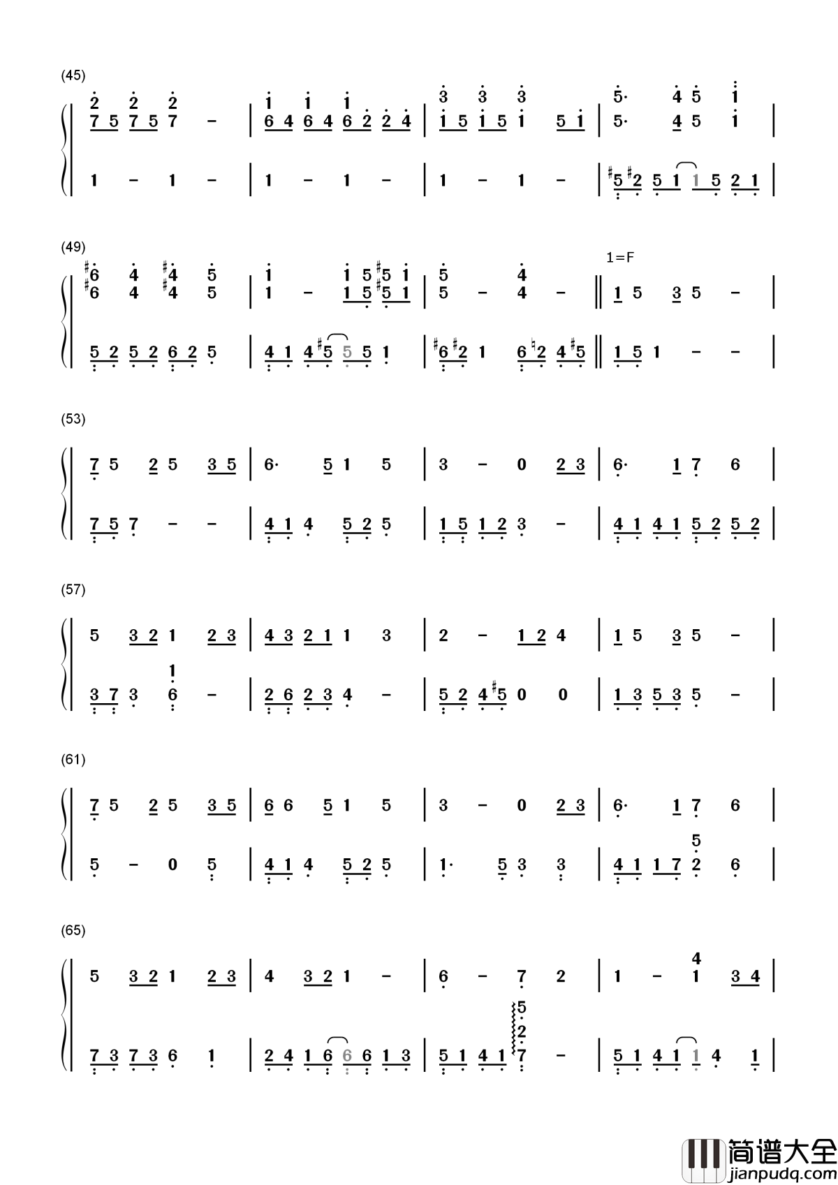 一次就好简谱_杨宗纬_一次就好，我陪你去看天荒地老