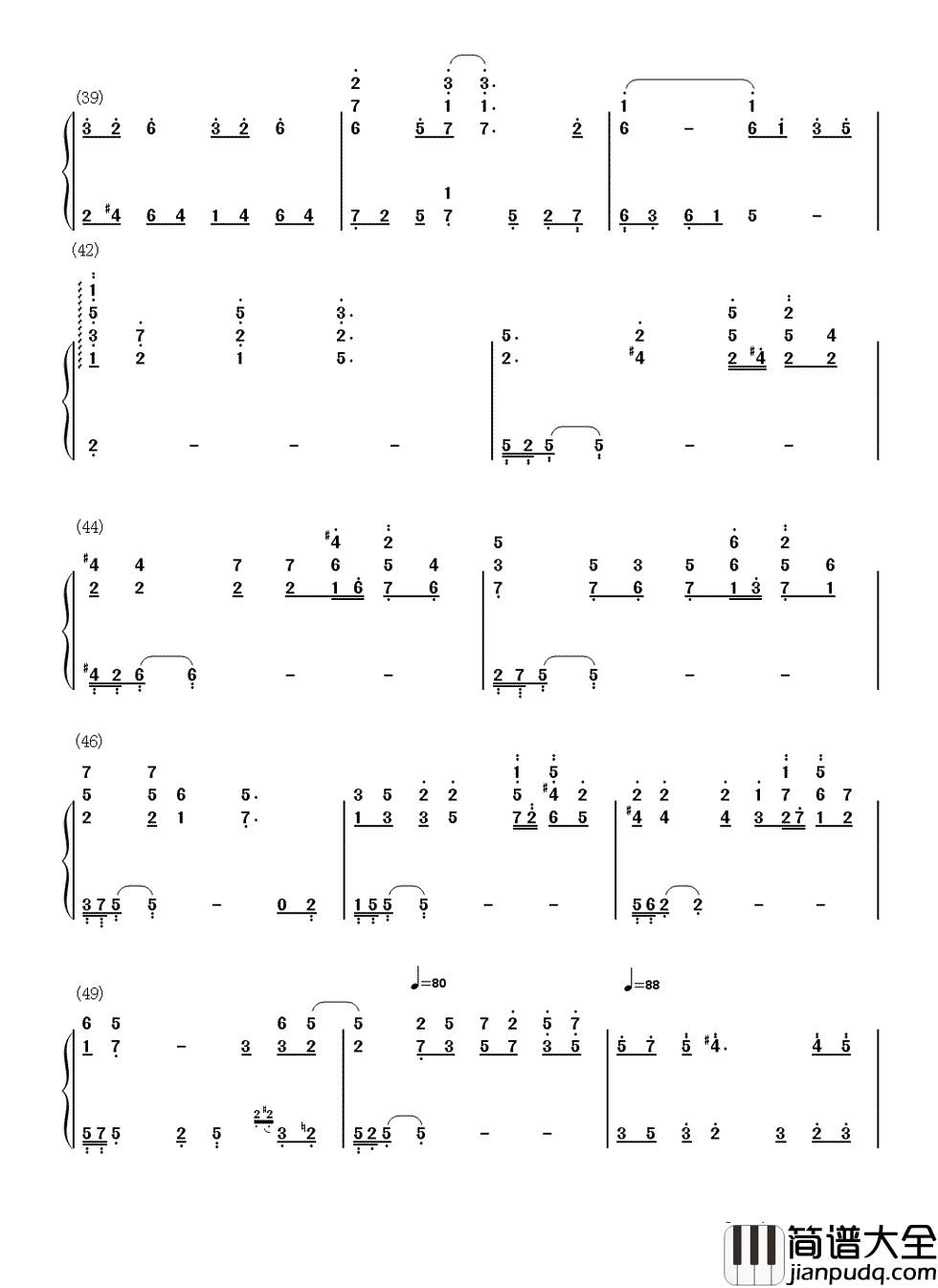 First_Love简谱__宇多田光__全亚洲销量最高的专辑，你还记得你的初恋吗