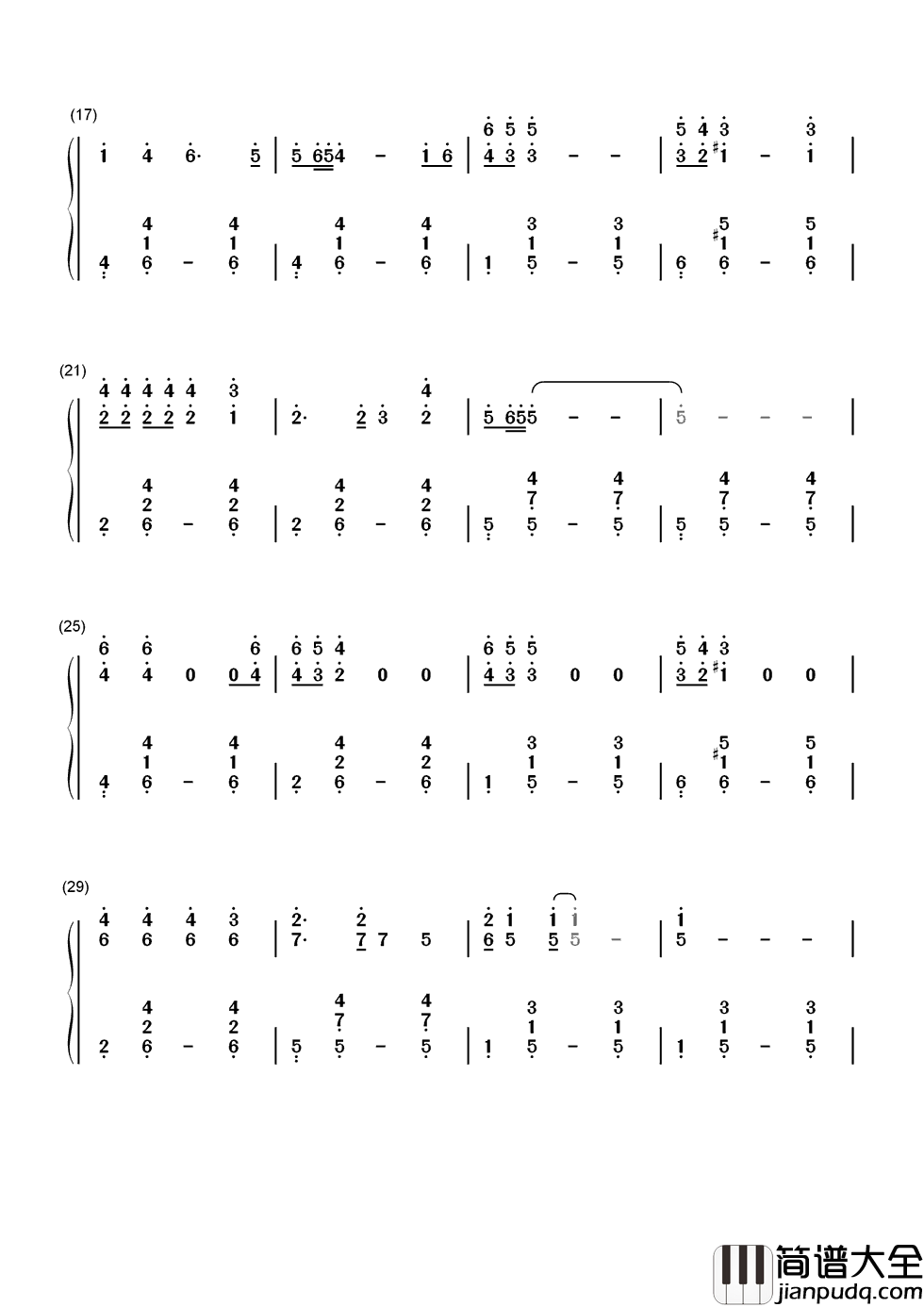 思念简谱_毛阿敏_致牵挂的朋友