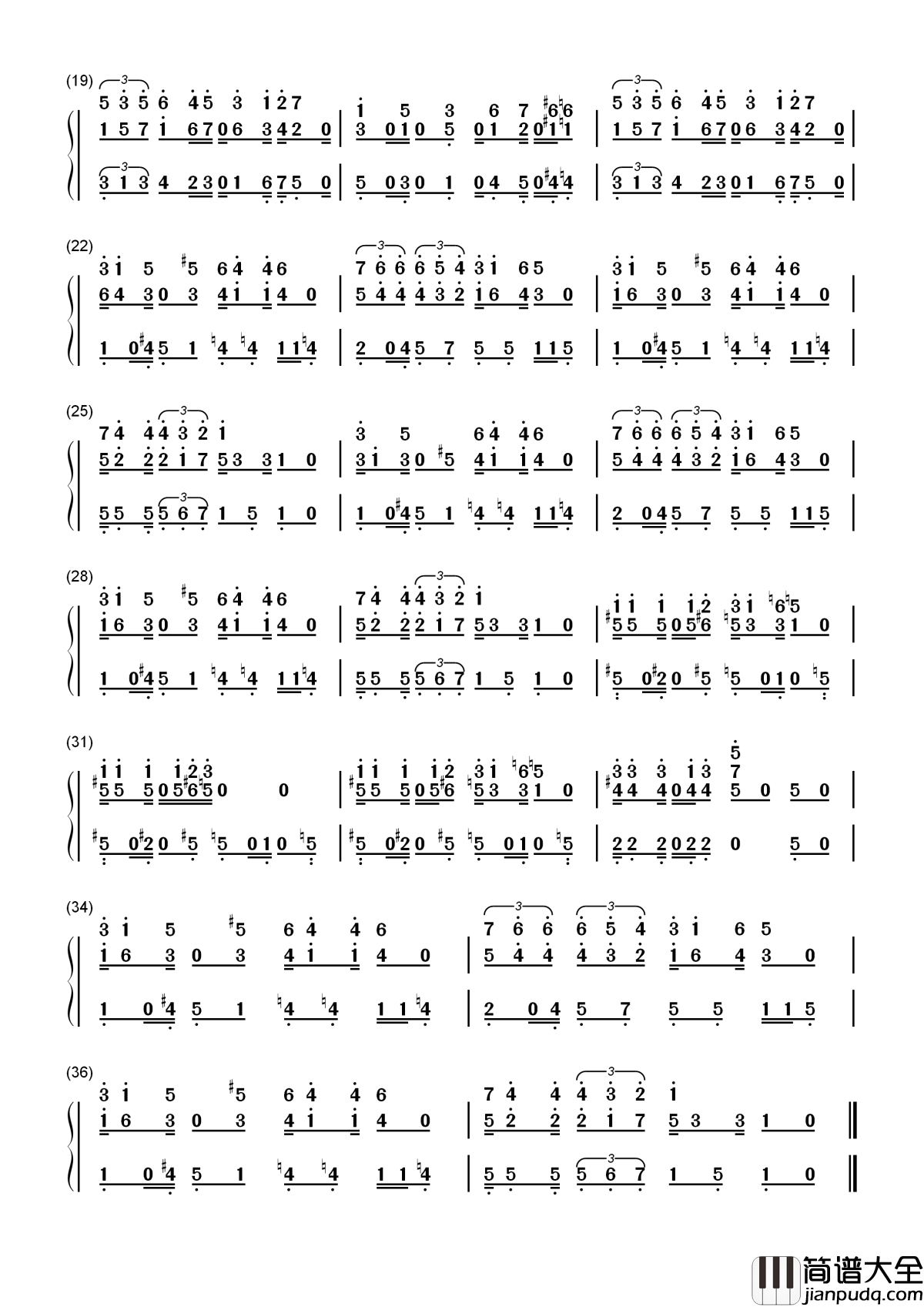 超级玛丽主题曲简谱__近藤浩治__那些年我们一起追过的小霸王游戏之超级玛丽