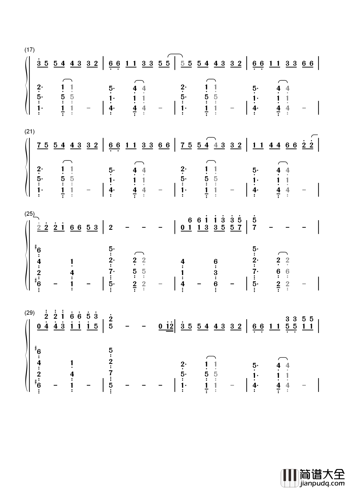 Bella's_Lullaby简谱__Carter_Burwell__暮光之城中让人记住的缠绵