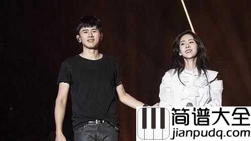 只要平凡简谱_张杰/张碧晨_不要神的光环，只要你的平凡