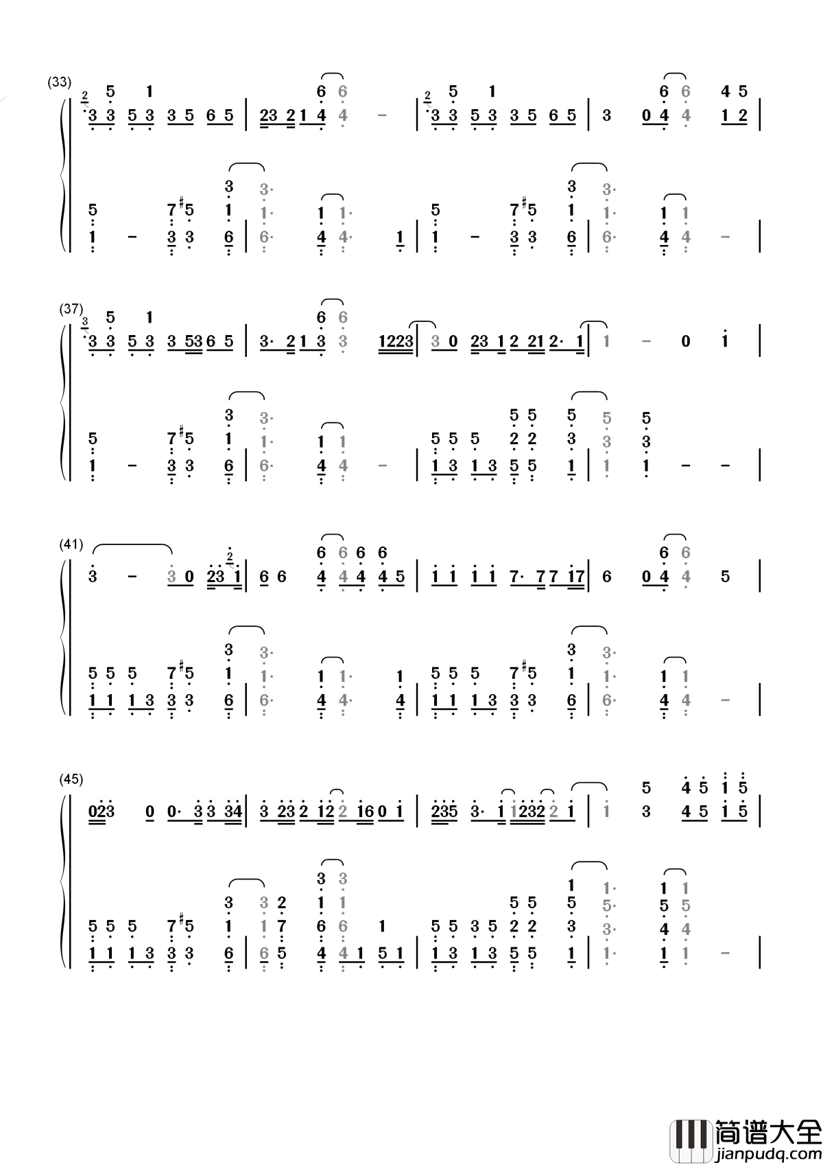 I'm_Not_the_Only_One简谱__Sam_Smith__歌坛新星骚姆，我知道我不是你的唯一