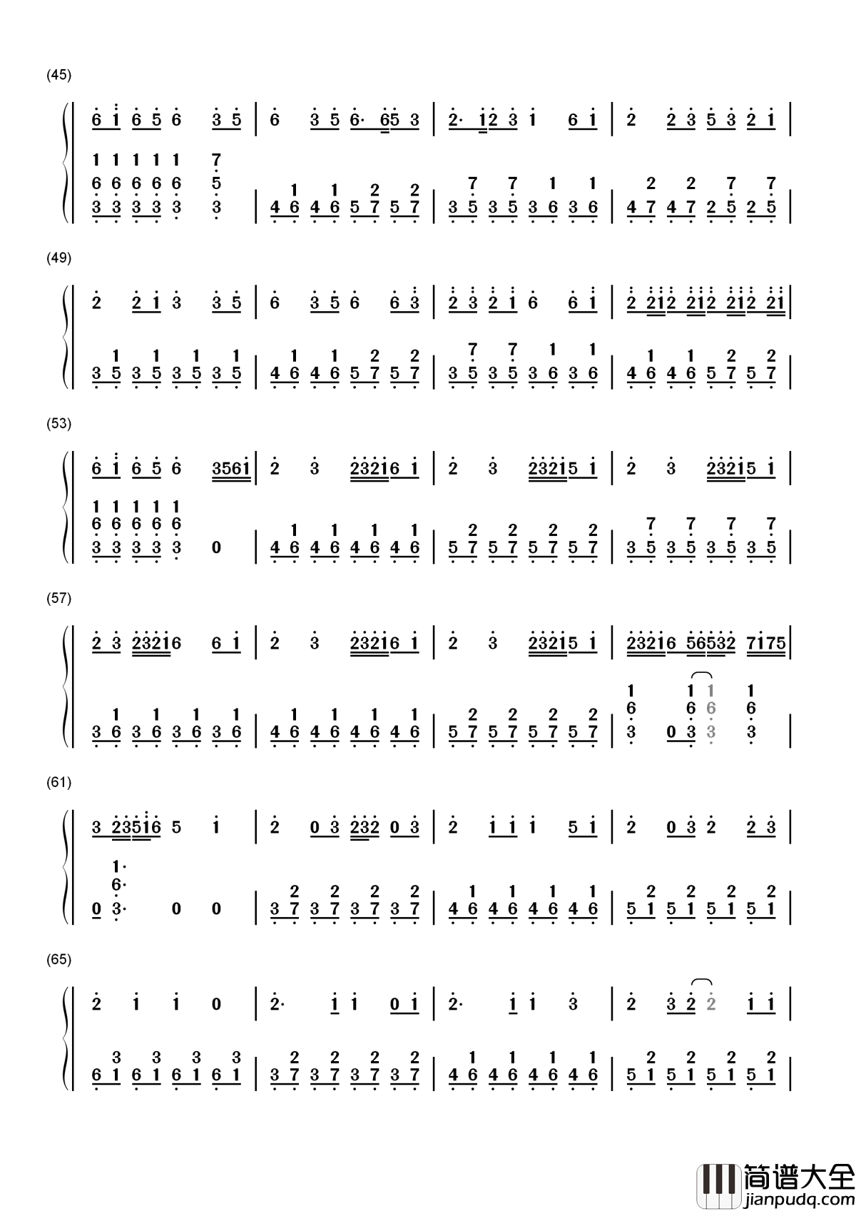 六兆年と一夜物語简谱__IA_(イア)__日本网友称为神曲的曲子到底如何